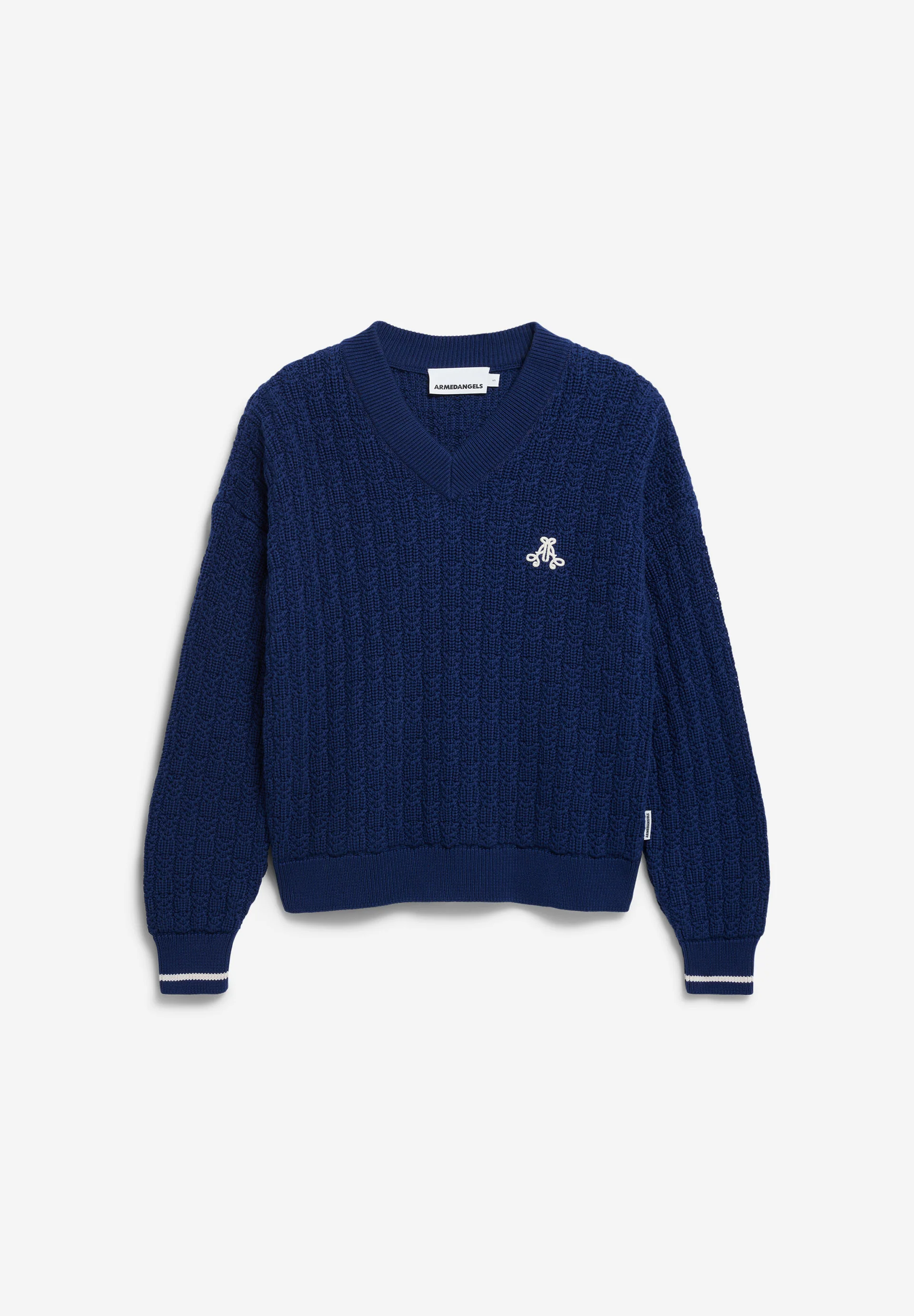 CAARLAS STRUCTURE Pullover from organic cotton
