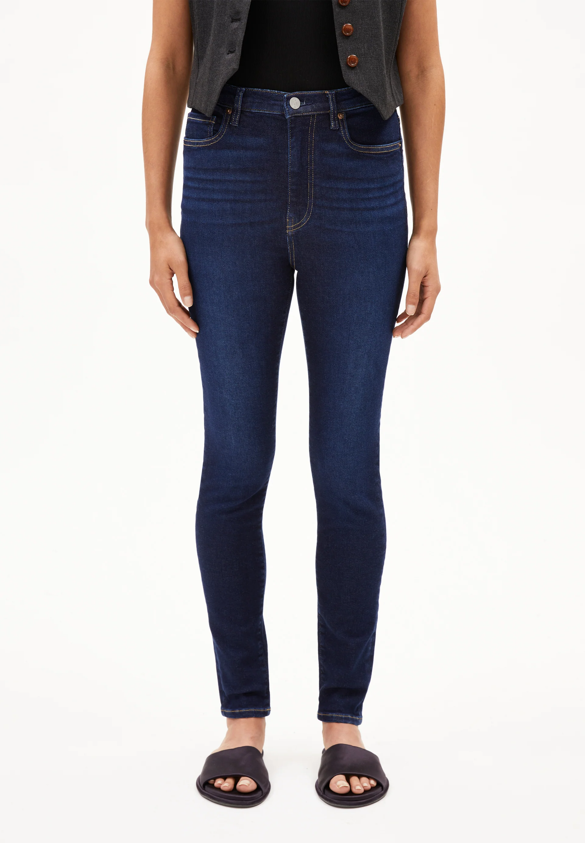 INGAA Skinny Jeans High Waist Organic Cotton Mix X-Stretch