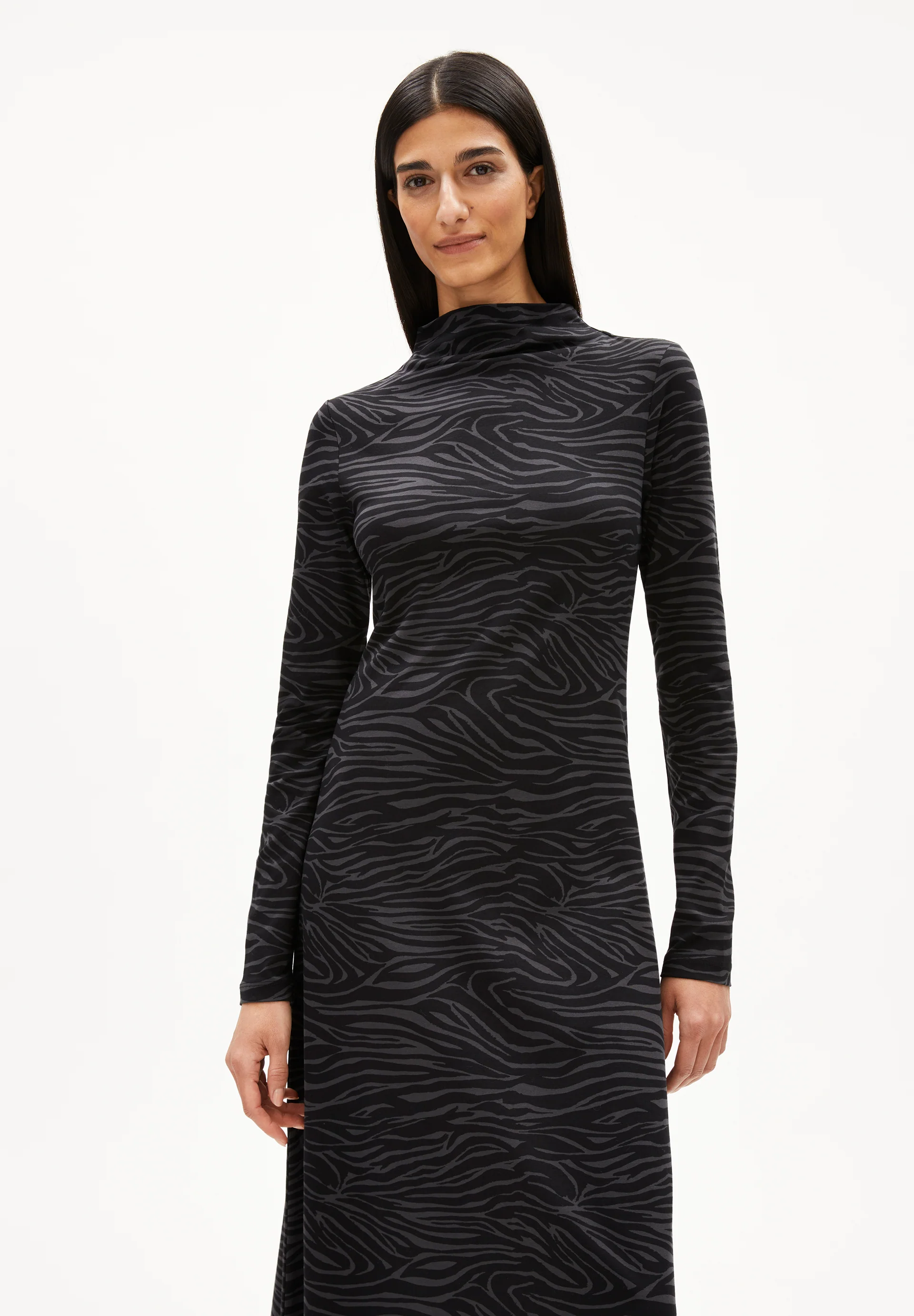 DAILIMAA ZEBRARAA Jersey dress made from an organic cotton blend