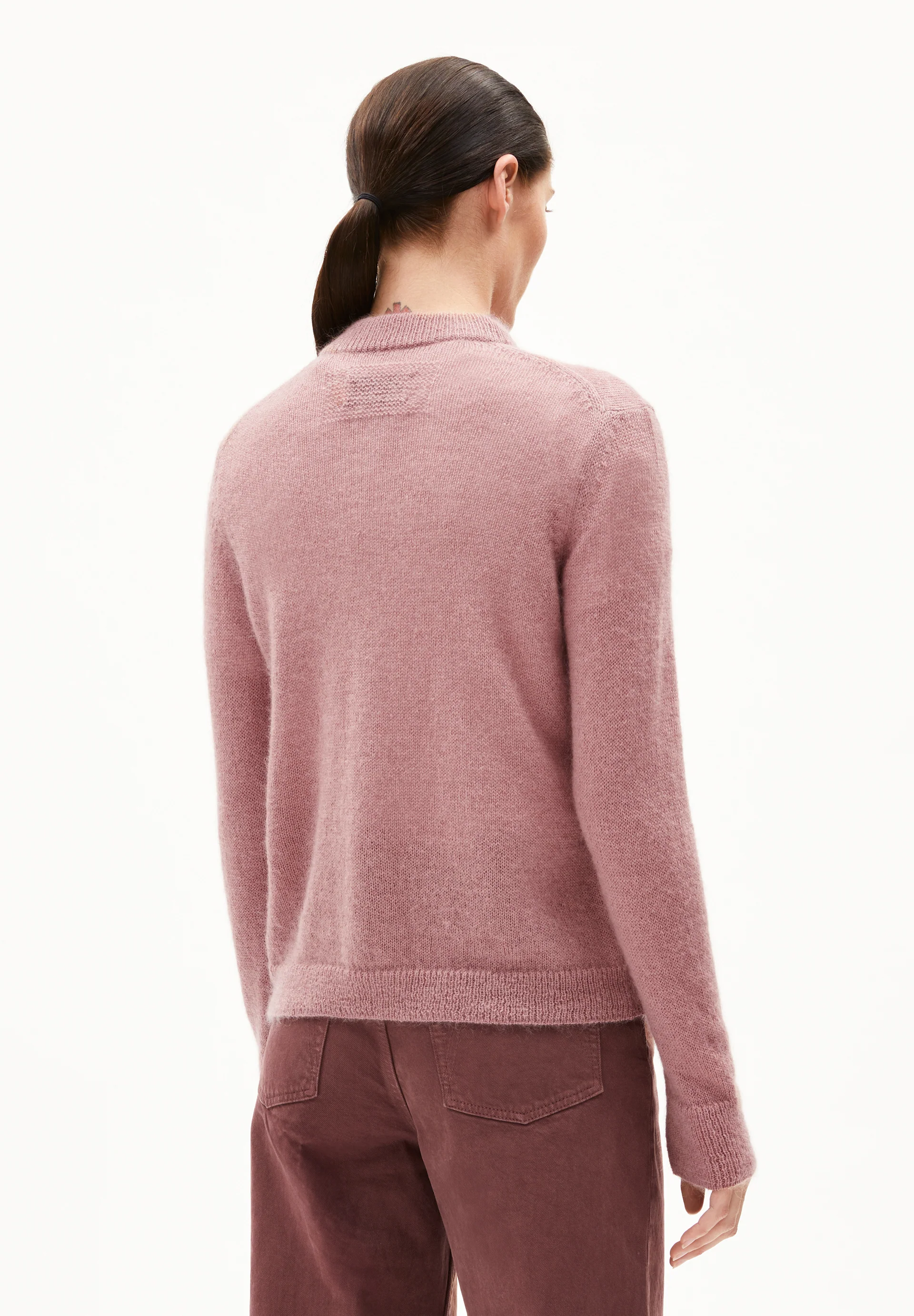 AMILDAA Cardigan made of Mohair Wool Mix
