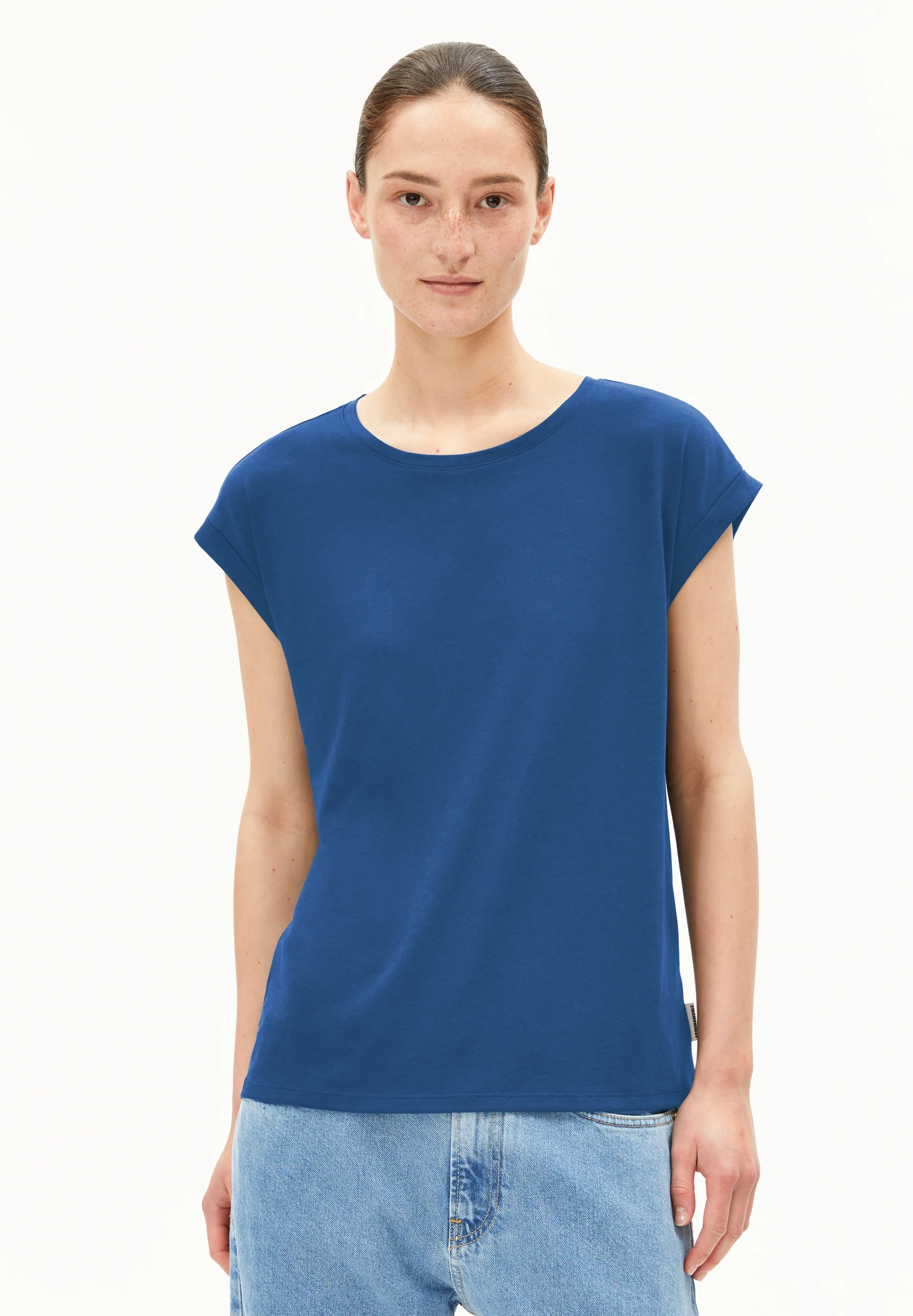 JILAANA T-shirt made of TENCEL™ Lyocell Mix.