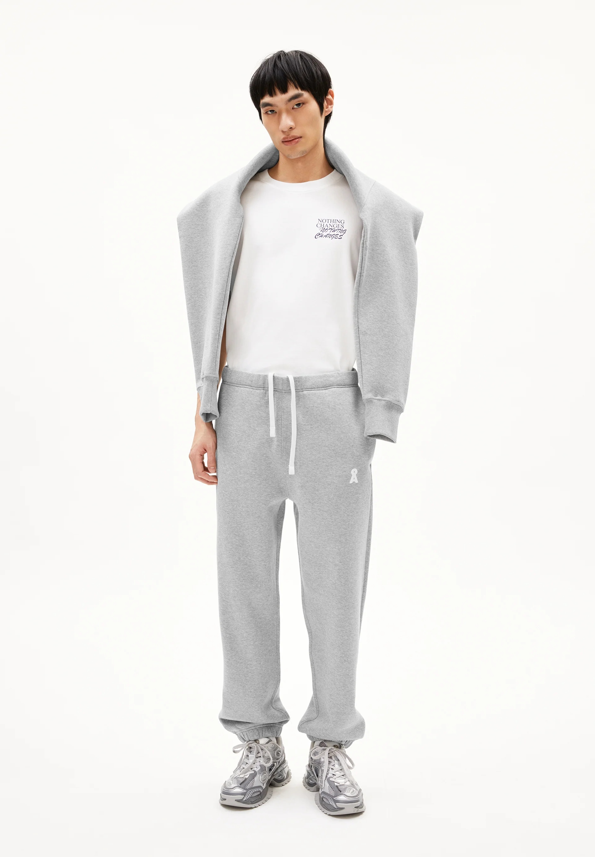 ICONIC Å BAASTI MELANGE Sweatpants from organic cotton