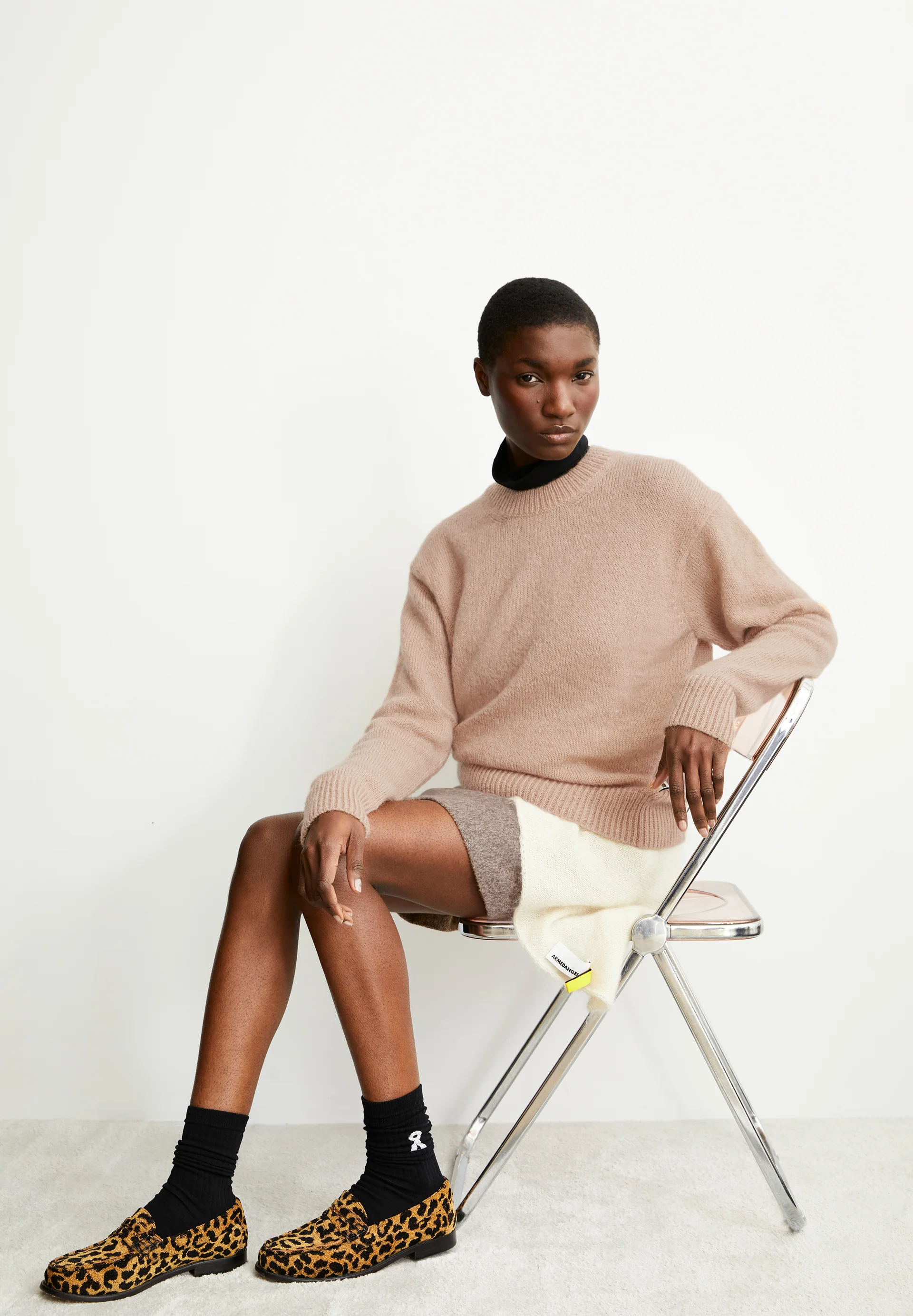 BALBAA PREMIUM Sweater made of mohair-wool mix
