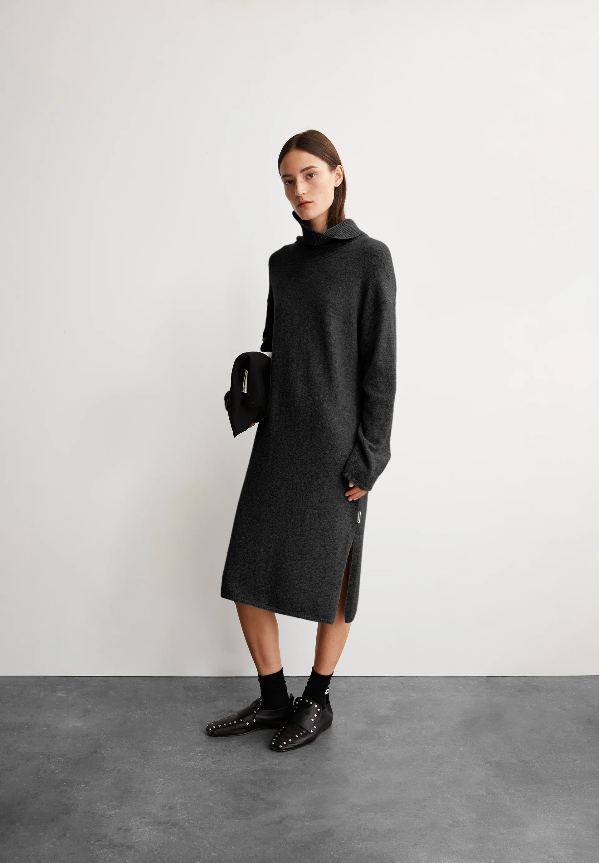 ARADIAA Knit Dress made of recycled Organic Wool Mix