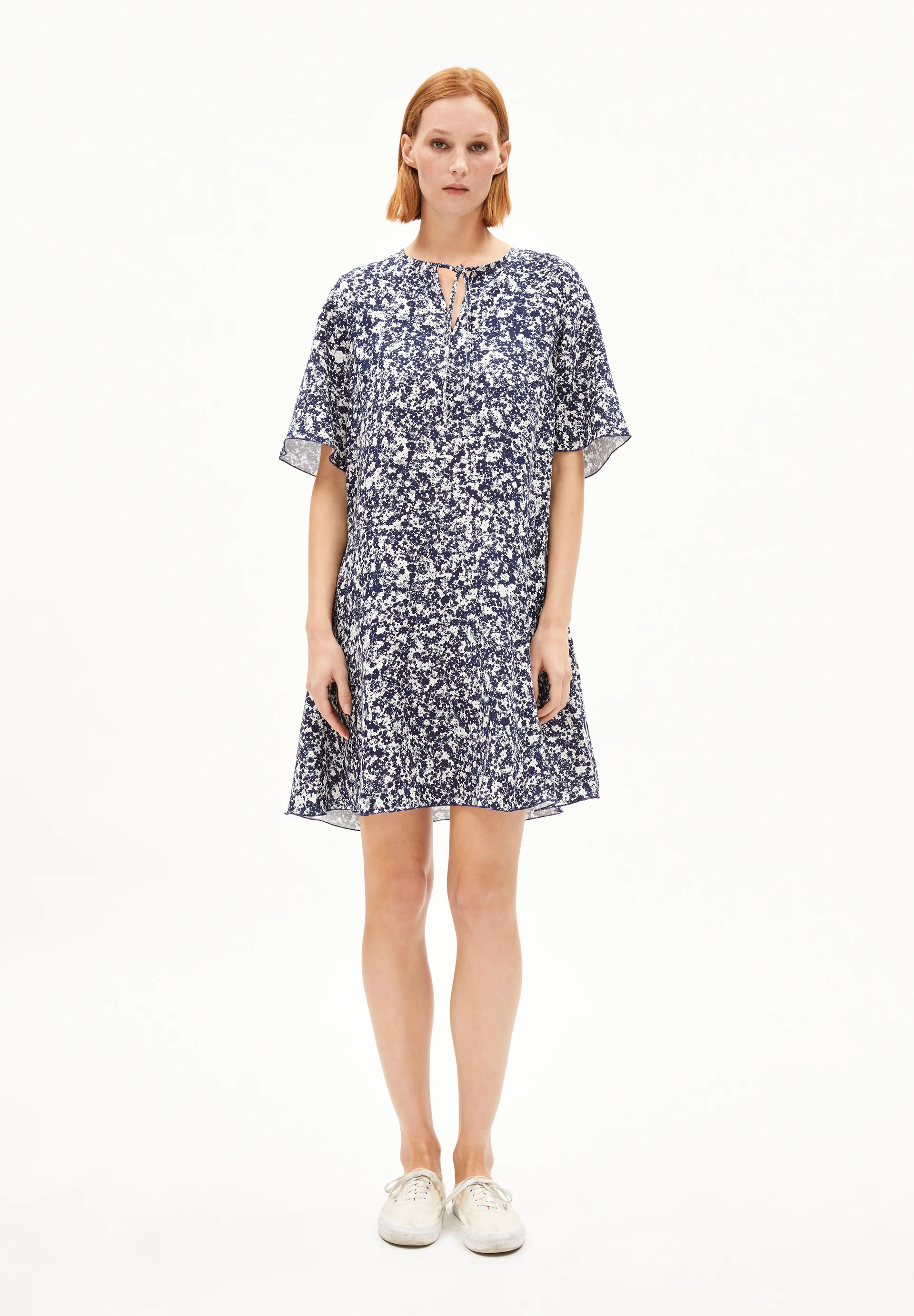 MAAERHA MOSAIC LINO Woven Dress made of Linen-Mix