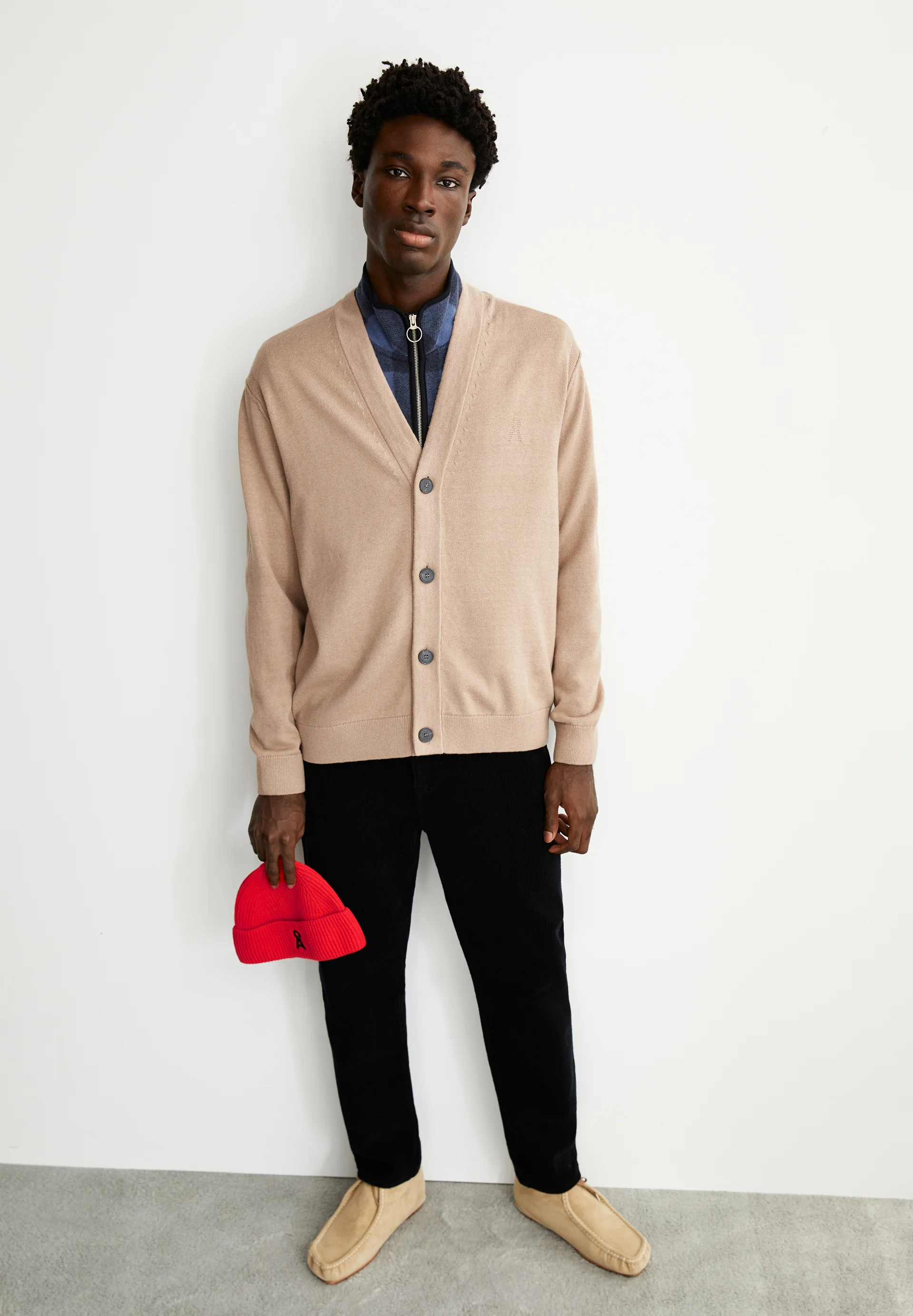 AANATOL Cardigan made of Organic Wool Mix