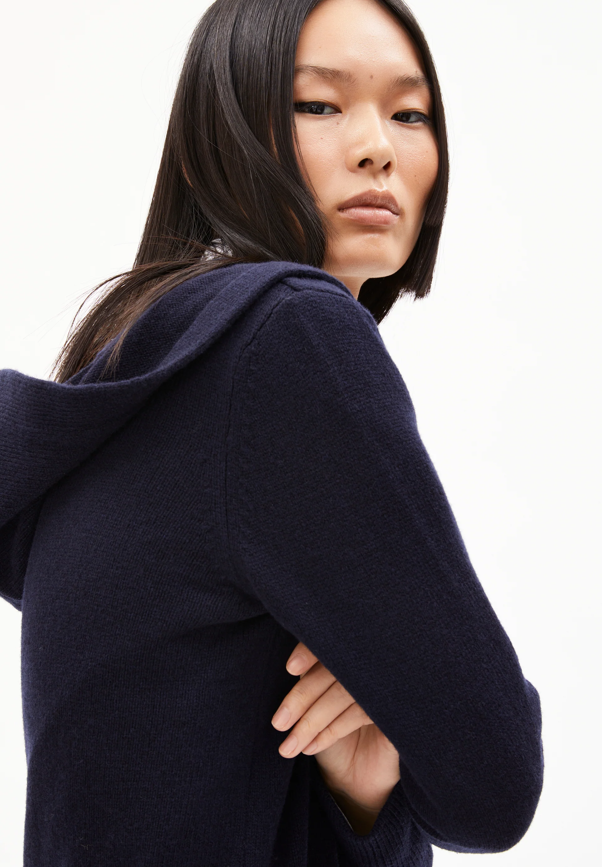 WANDAA Cardigan Relaxed Fit made of Organic Wool Mix