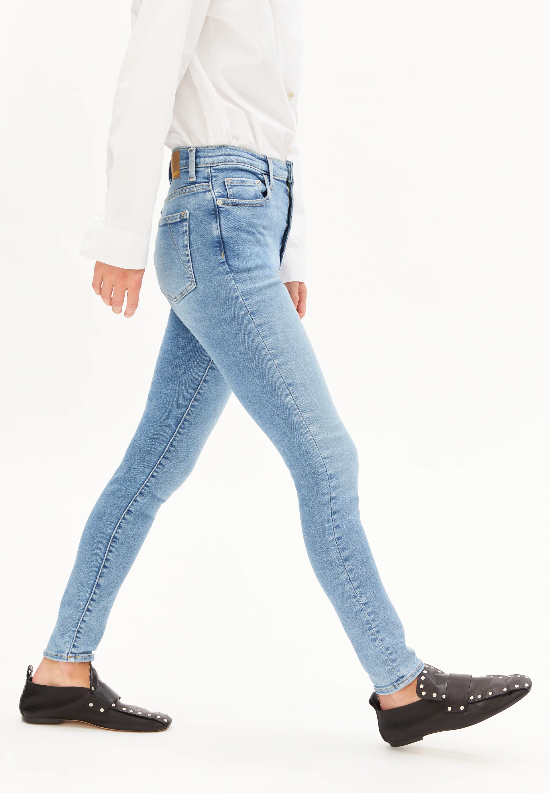 INGAA Skinny Jeans High Waist Organic Cotton Mix X-Stretch