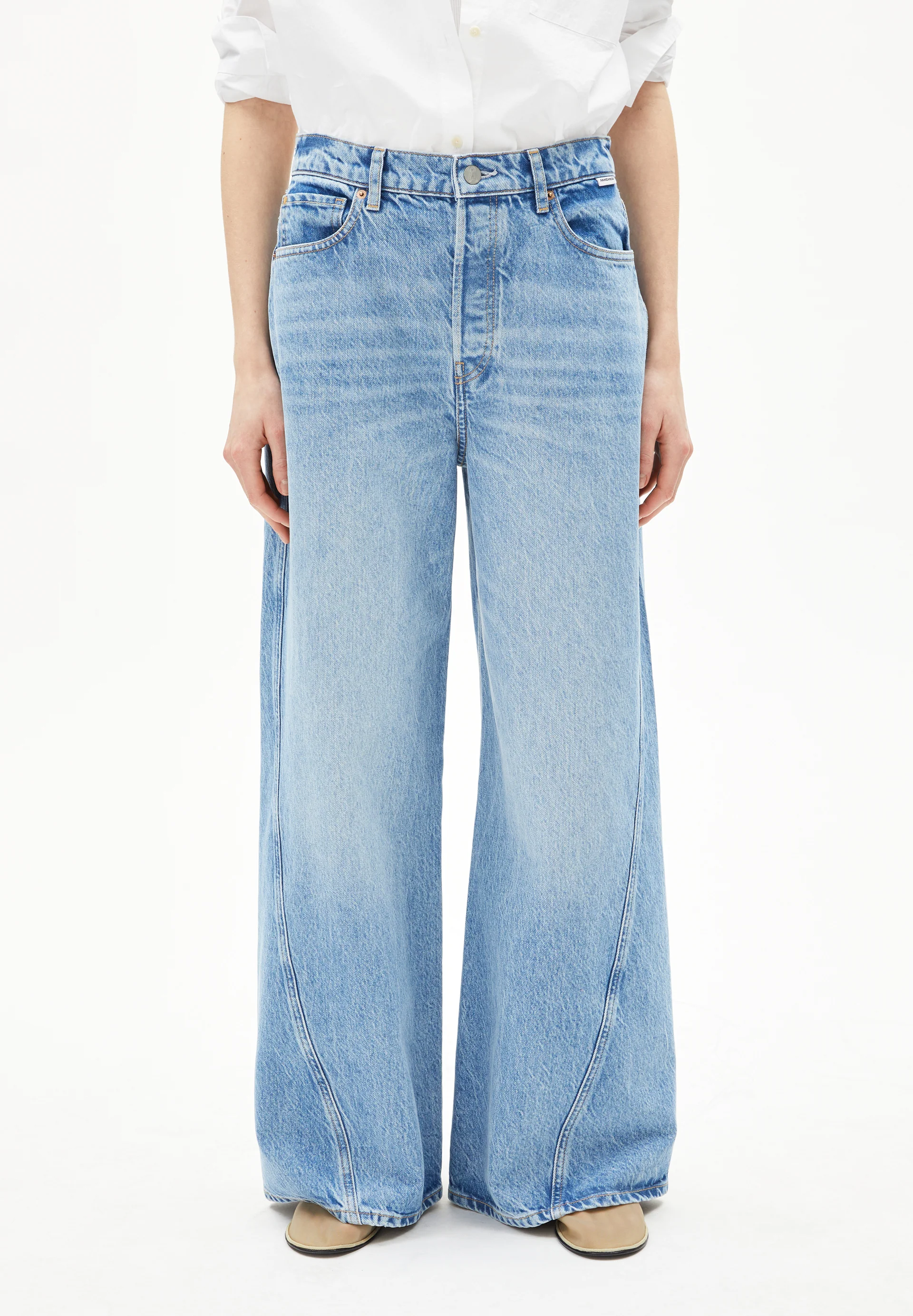 ATHENAAS WIDE JEAN Wide jeans SaXcell® lyocell mix