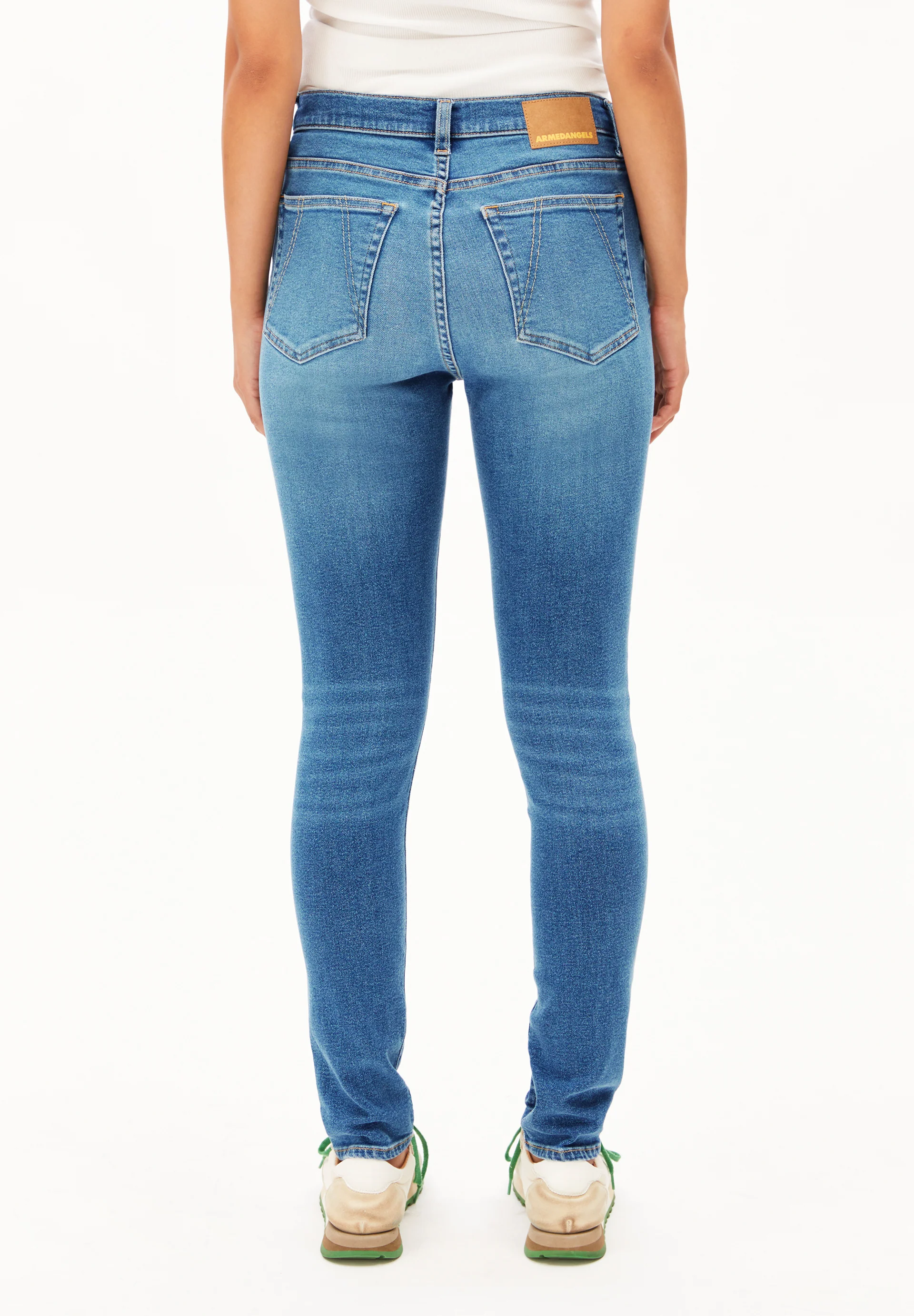 TILLAA Skinny Jeans Mid Waist Organic Cotton Mix X-Stretch