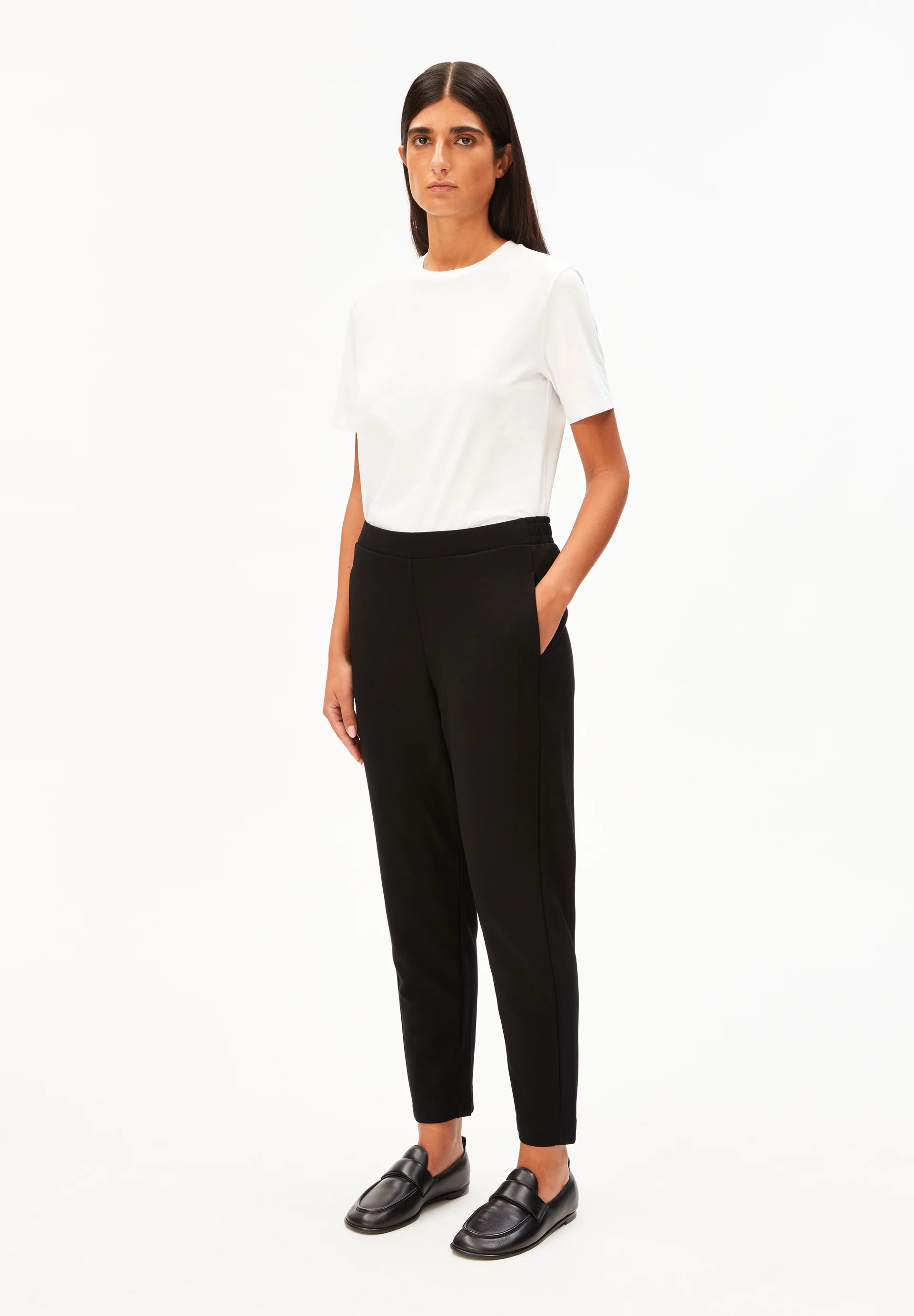 MAGDAALENA Jersey Pants made of LENZING™ ECOVERO™ Viscose Mix