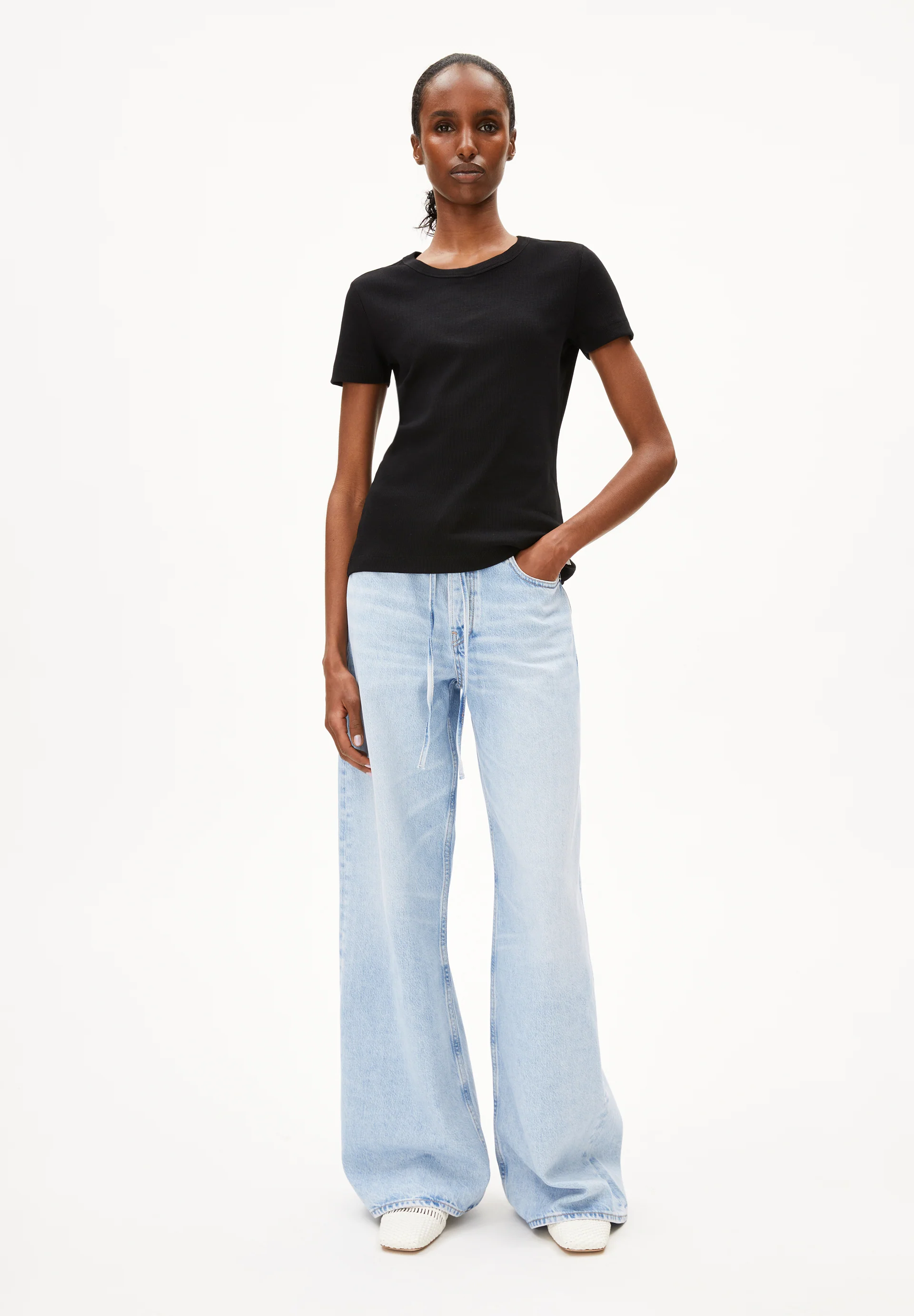 KARDAA Rib-T-Shirt made of Organic Cotton Mix