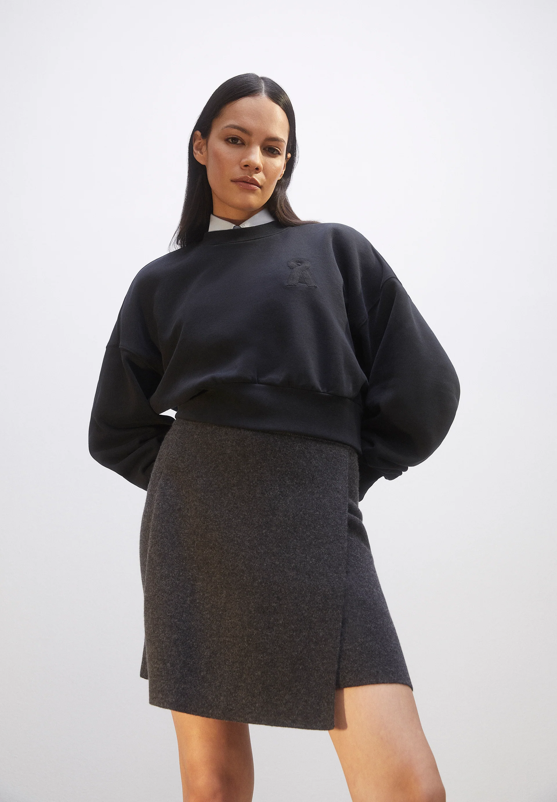 DARLAA Knit Skirt made of Organic Wool Mix