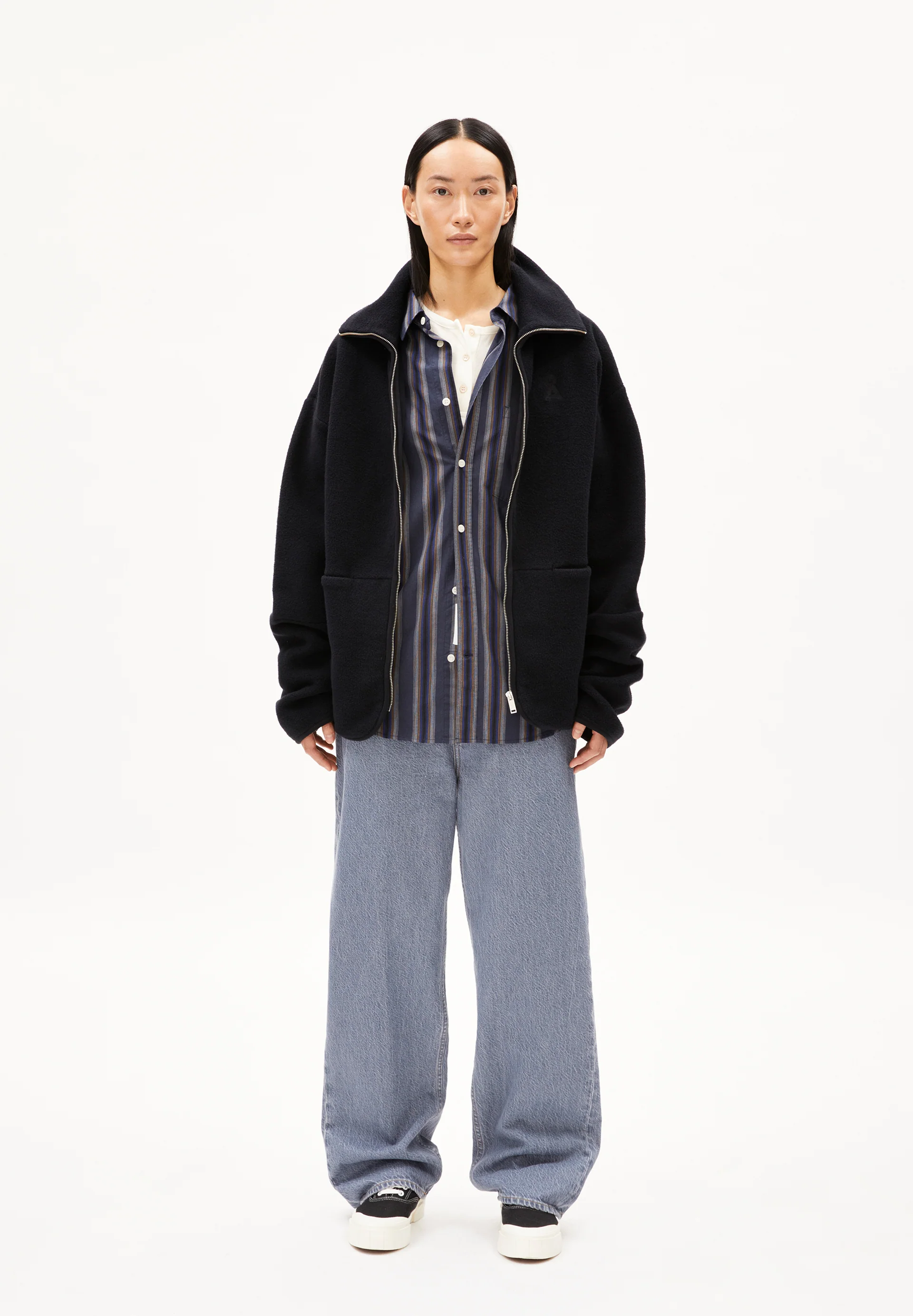 ANAAWIL Fleece Jacket made of Organic Cotton