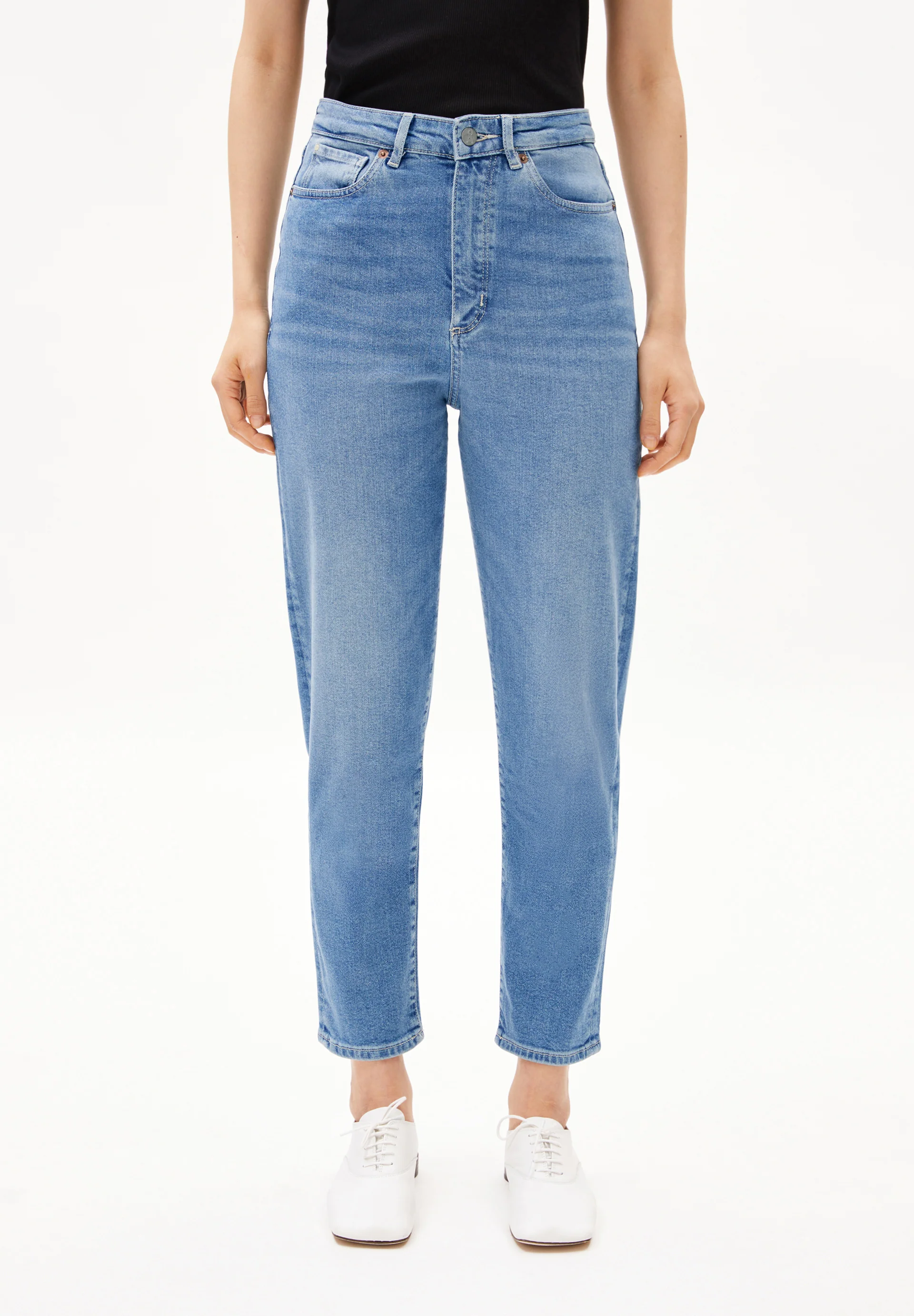 MAIRAA Mom Jeans recycled Cotton Mix Comfort Stretch