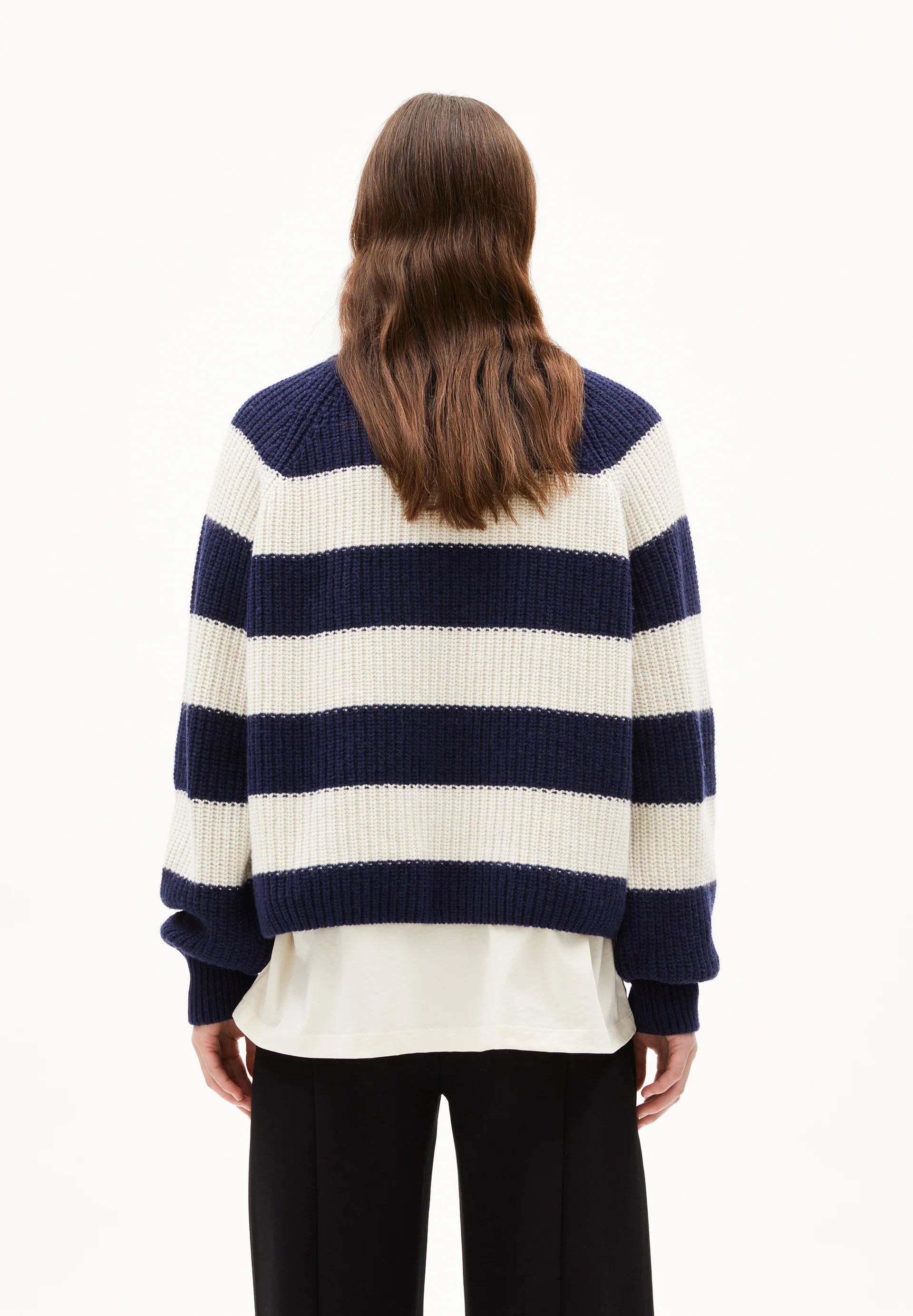 KAAGI STRIPES Pullover from organic wool mix