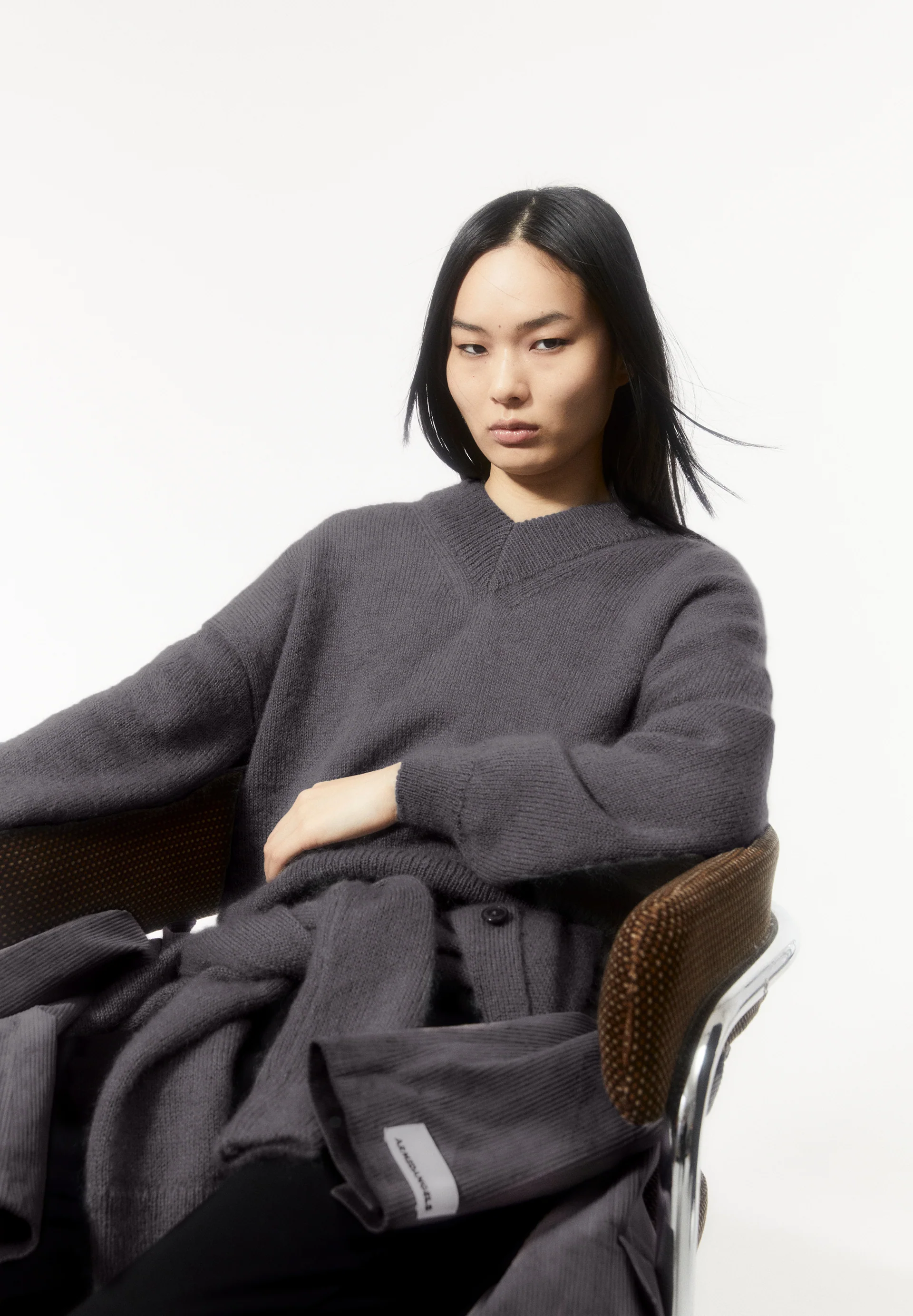 ALBASAA MOHAIR Sweater Oversized Fit made of Mohair Wool Mix