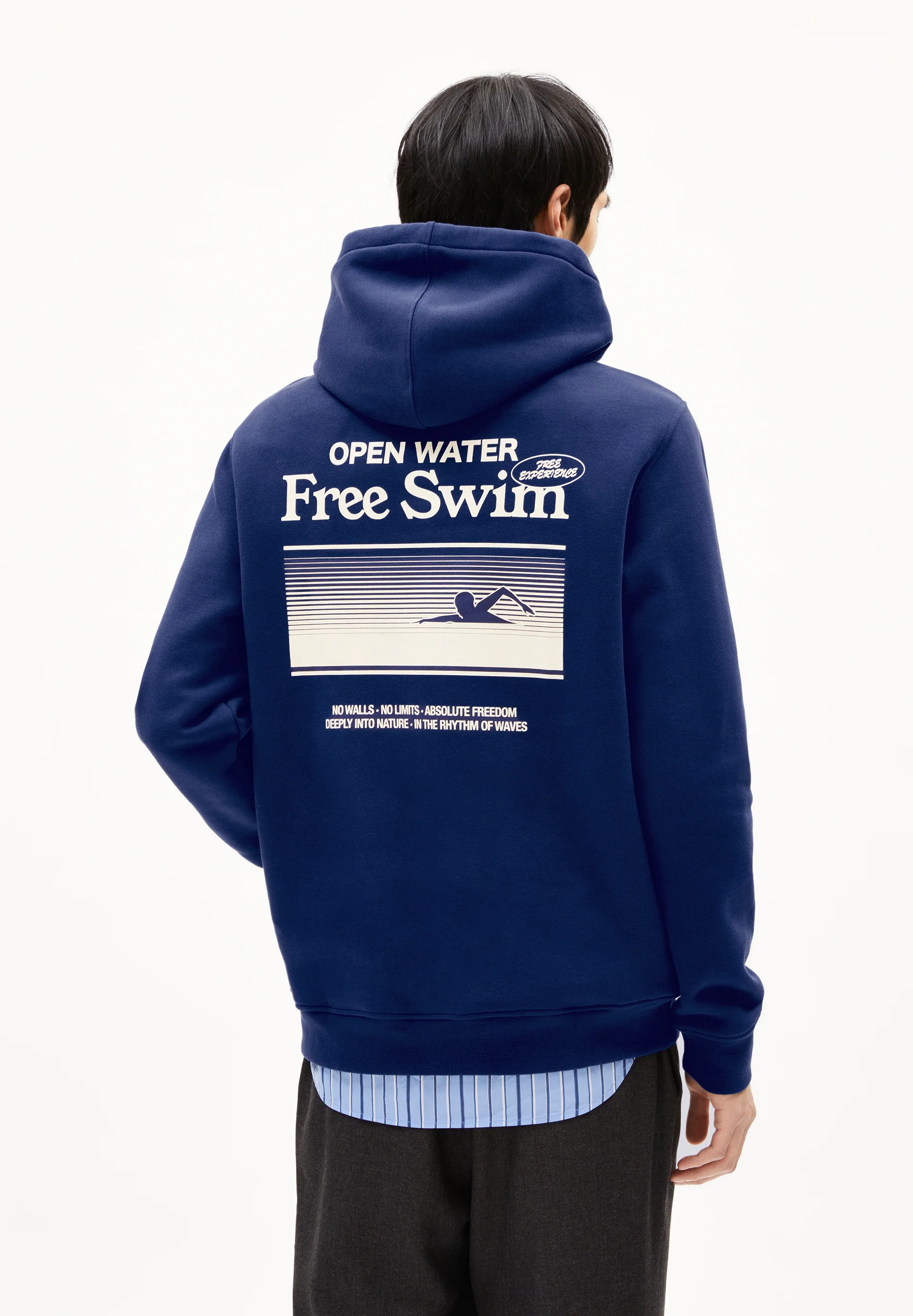PAARLO FREE SWIM Sweathoodie from organic cotton