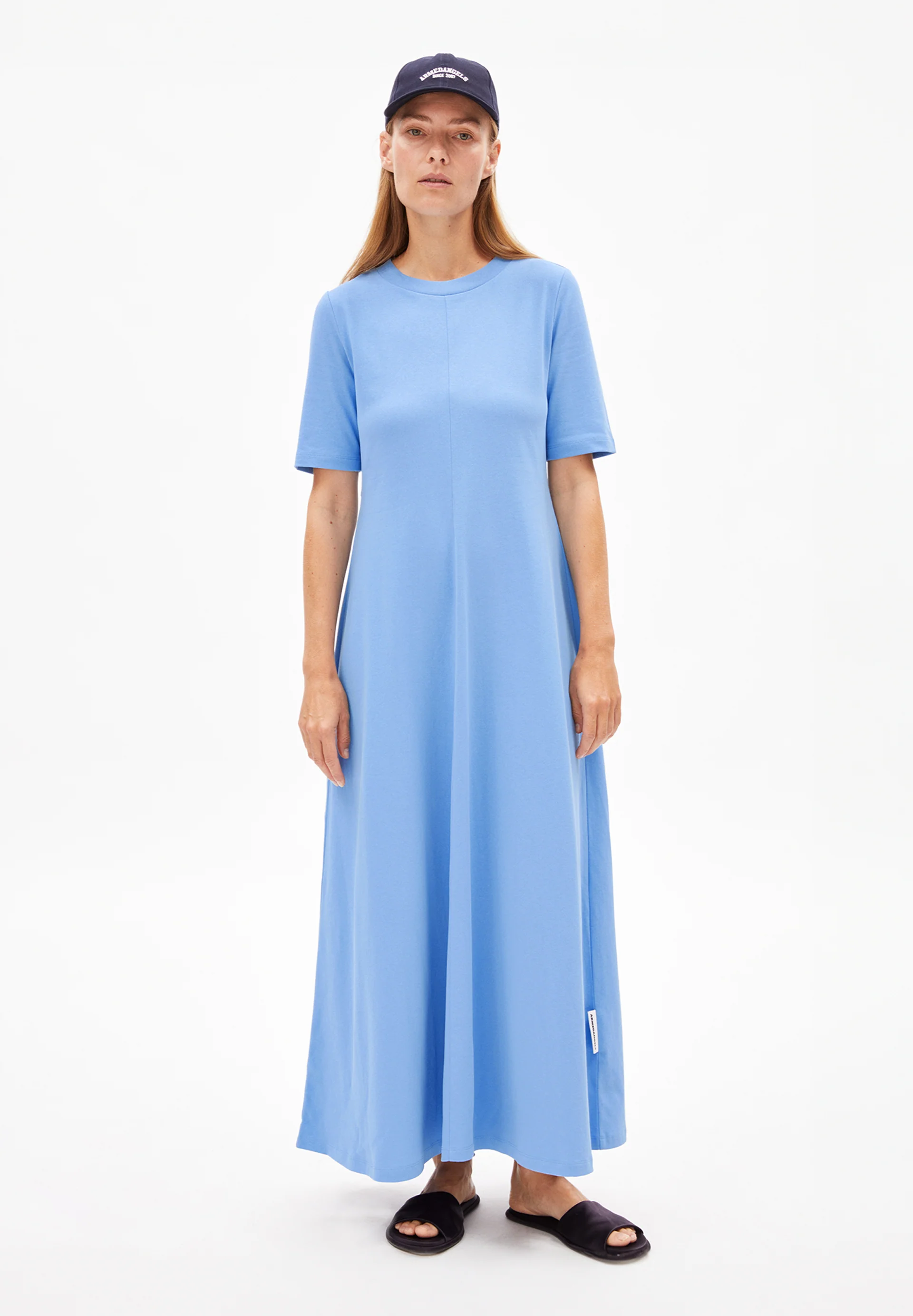 LUANAA LITAA Heavyweight Jersey Dress made of recycled Cotton Mix