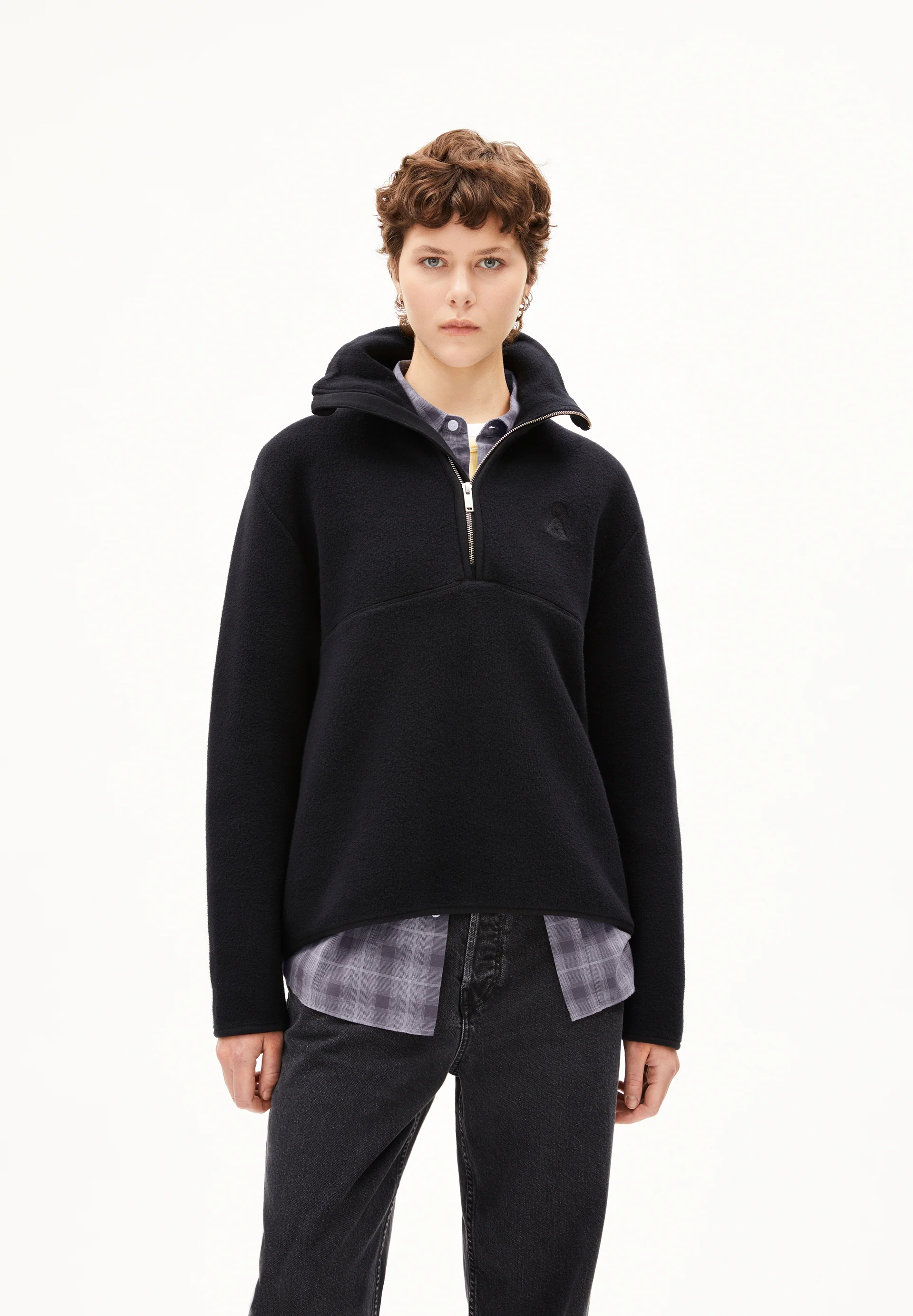 HAARLEENAA COTTON FLEECE Fleece-Sweatshirt made of Organic Cotton
