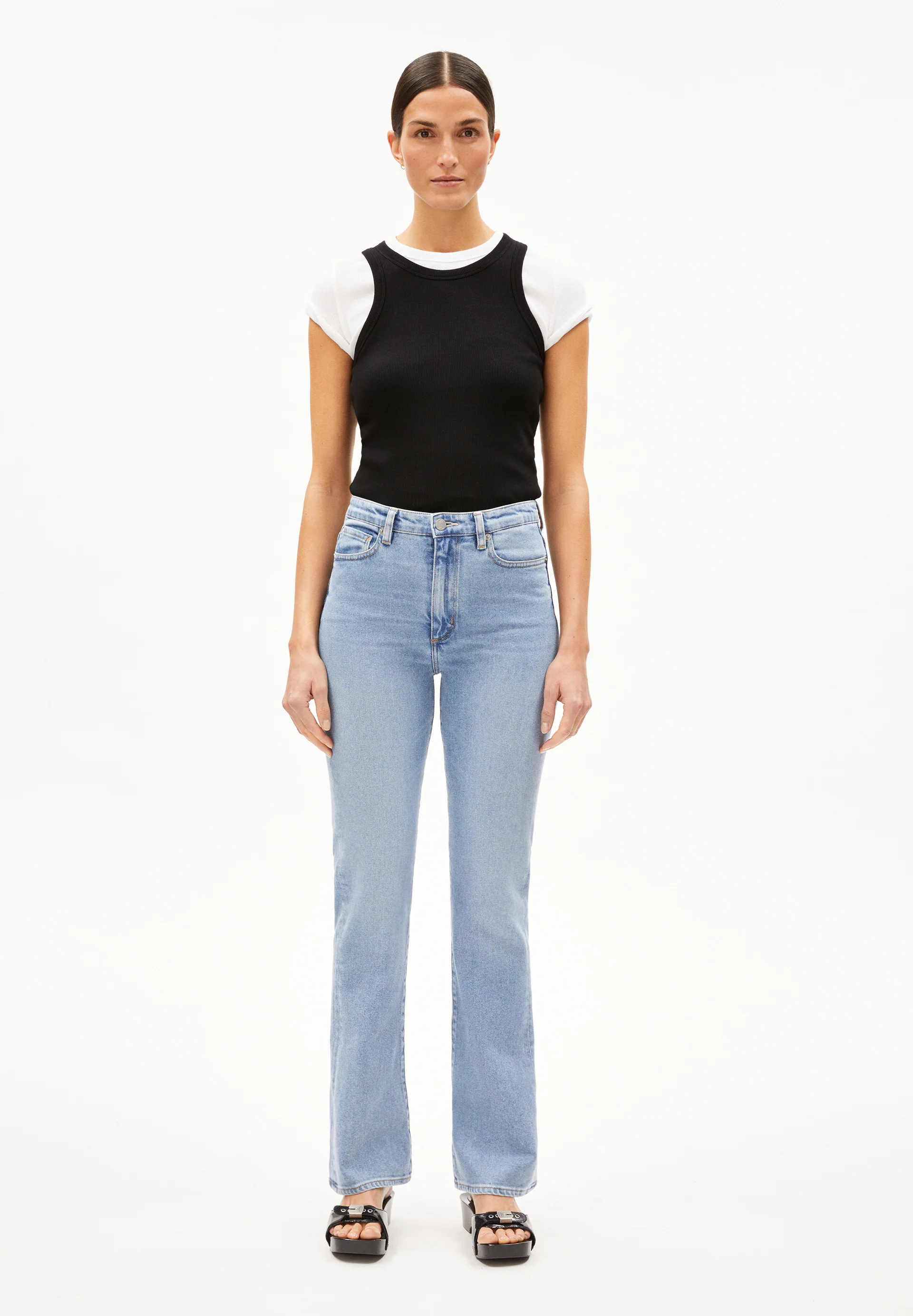 LINNAA Bootcut Jeans Organic Cotton Mix Comfort-Stretch
