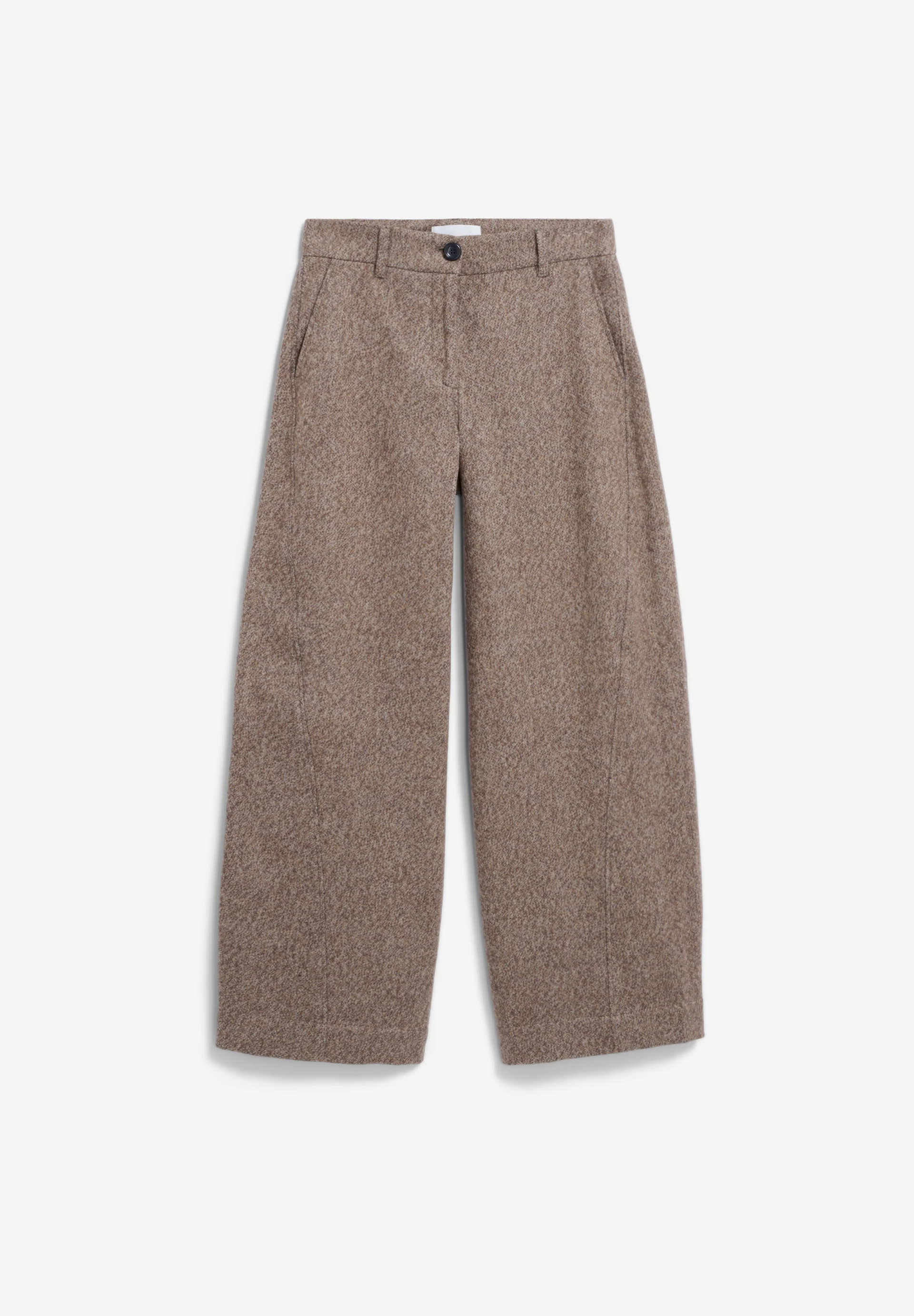 NYXAA TWEED Woven trousers made from organic cotton