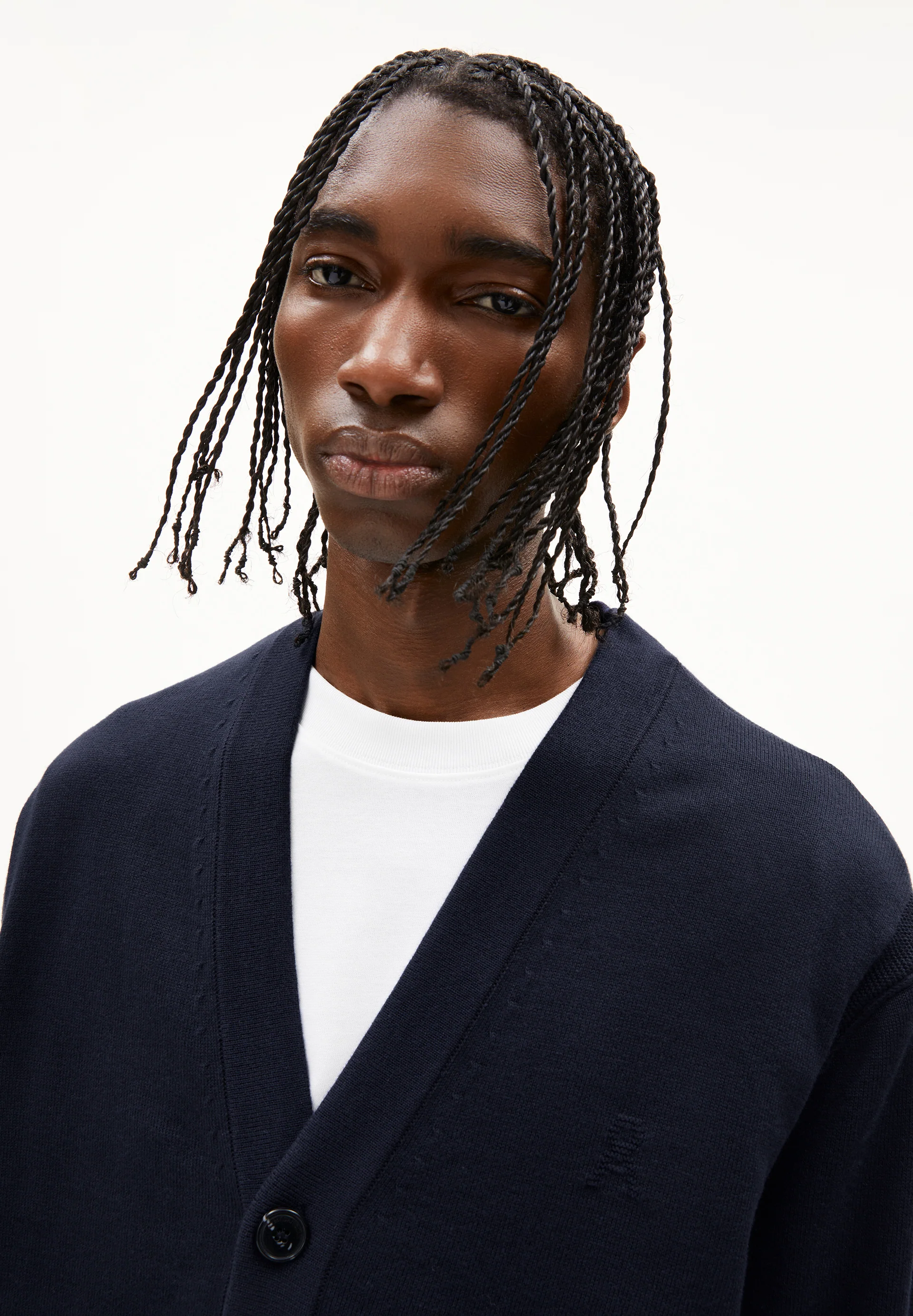 AANATOL Cardigan made of Organic Wool Mix