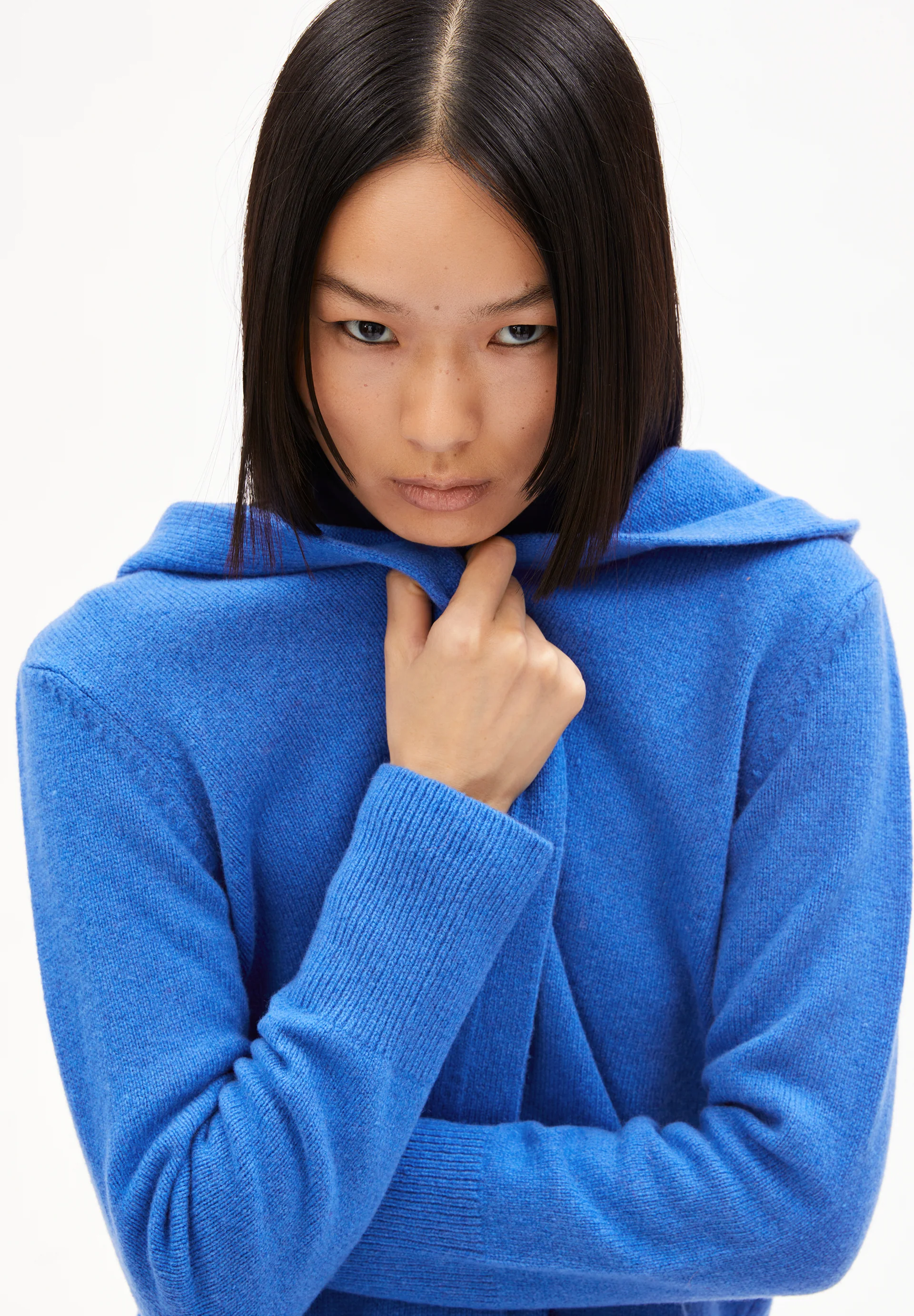WANDAA Cardigan Relaxed Fit made of Organic Wool Mix