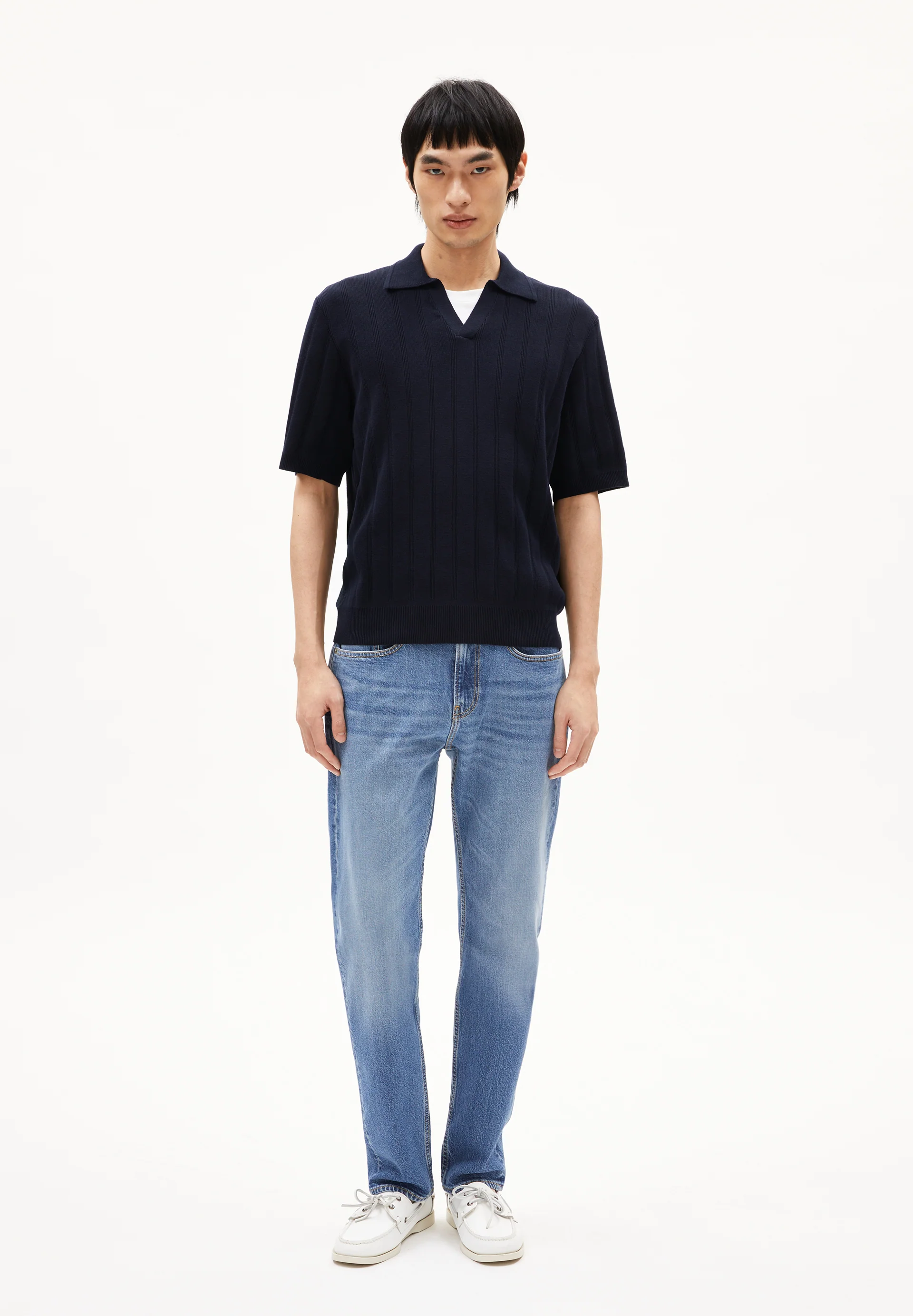 AARVEN Knit Shirt made of Organic Cotton