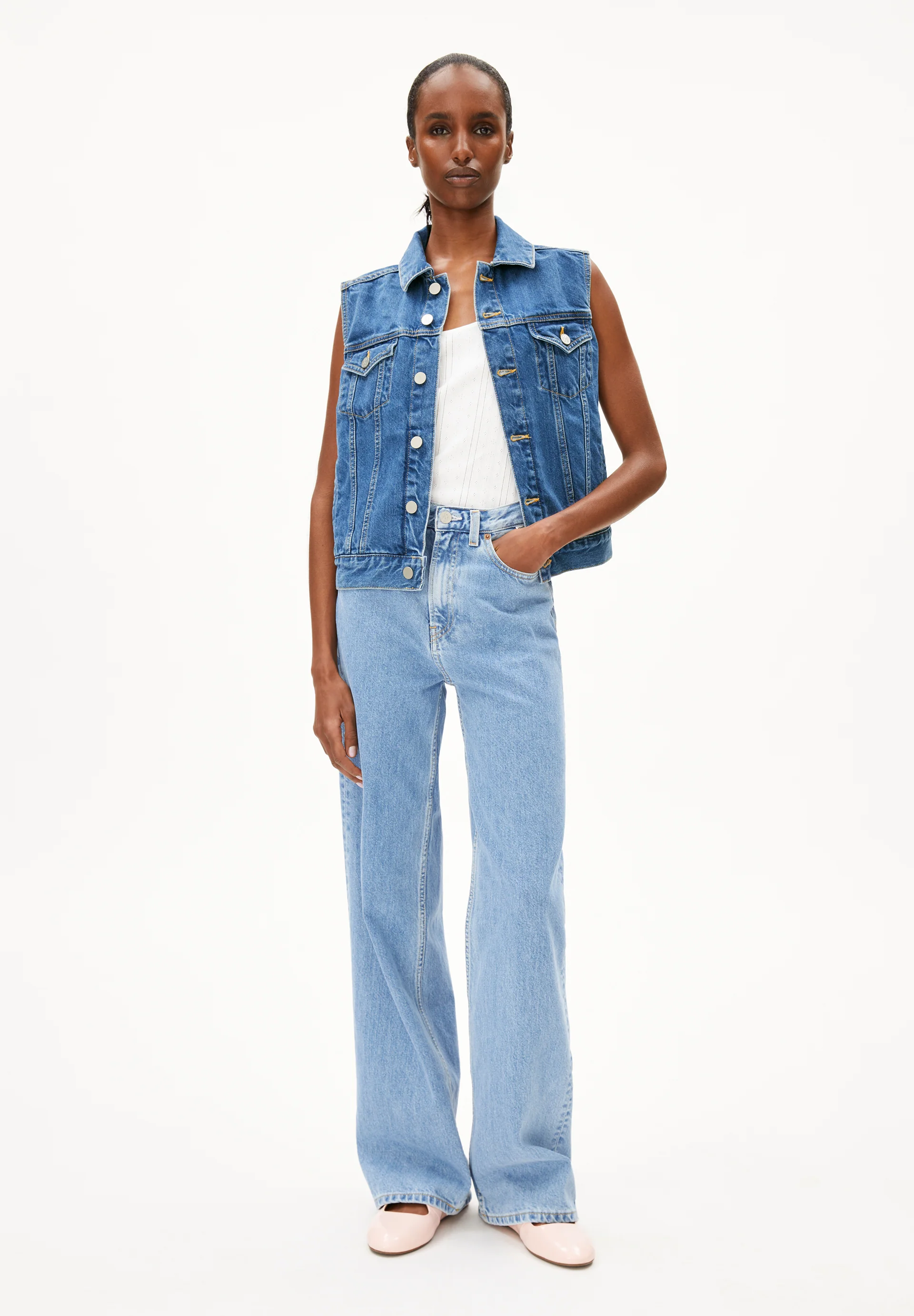 ERSAA Denim Vest made of recycled Cotton