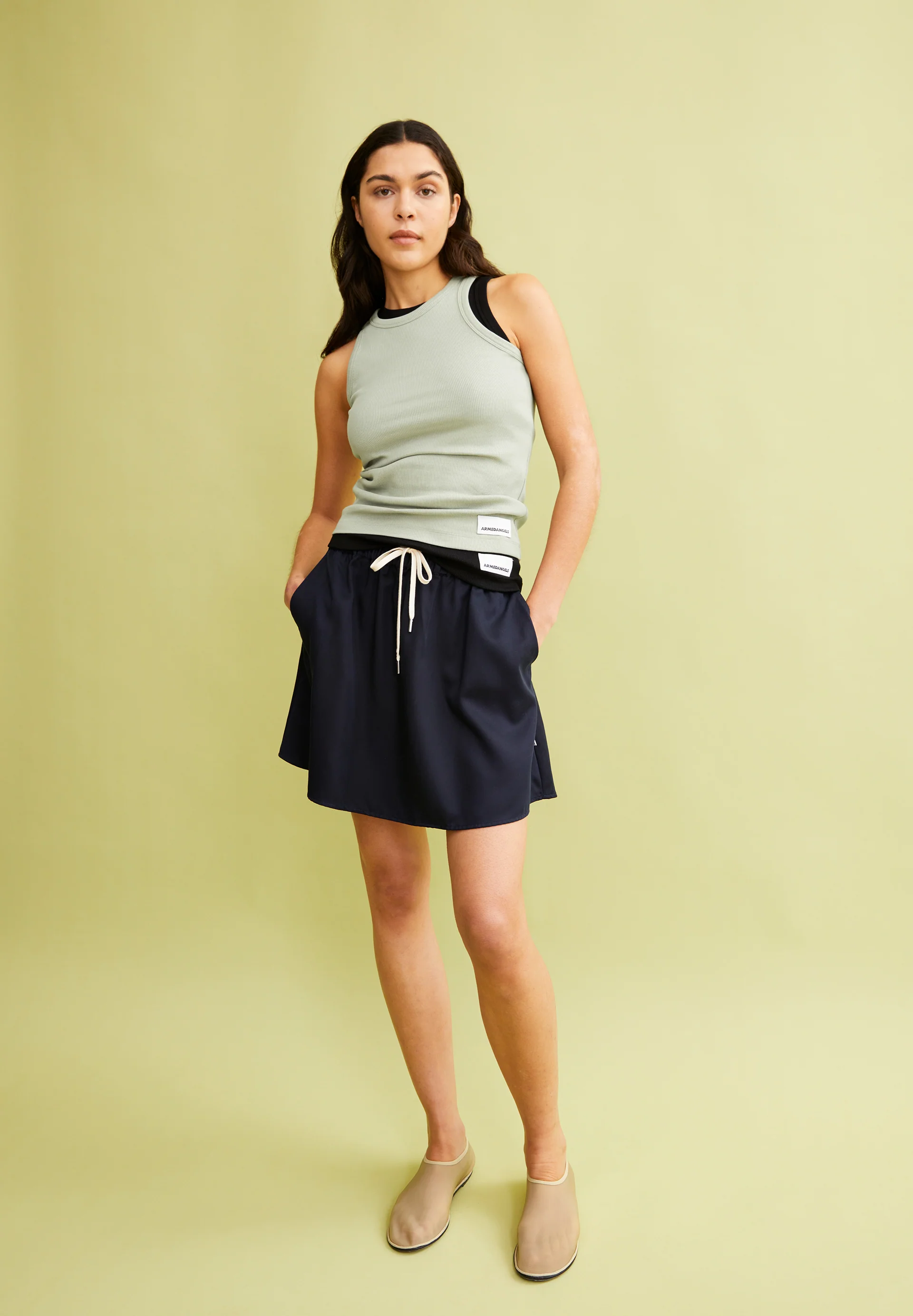 KANITAA Organic cotton mix ribbed top