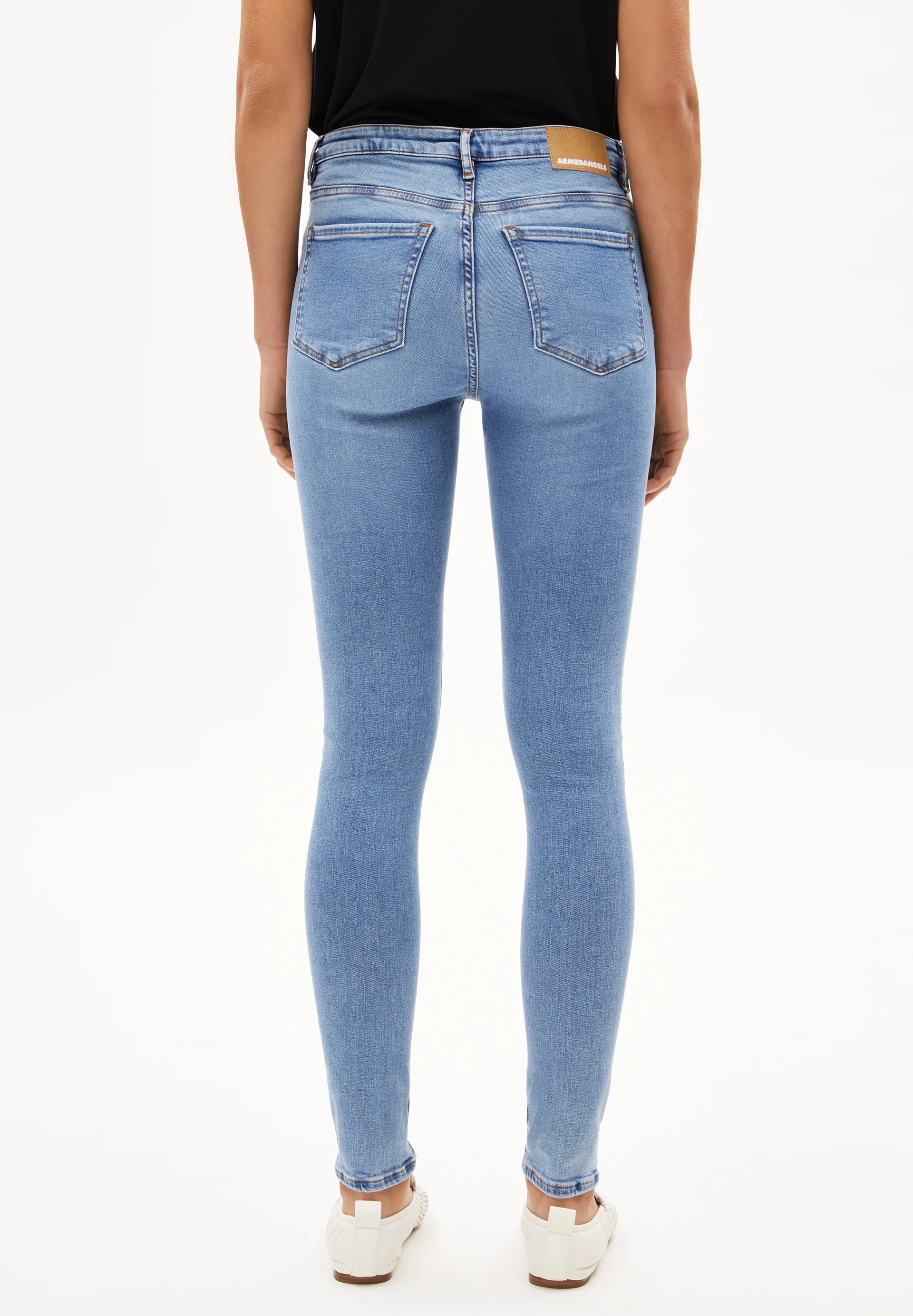 TILLAA Skinny Jeans Mid Waist Organic Cotton Mix X-Stretch