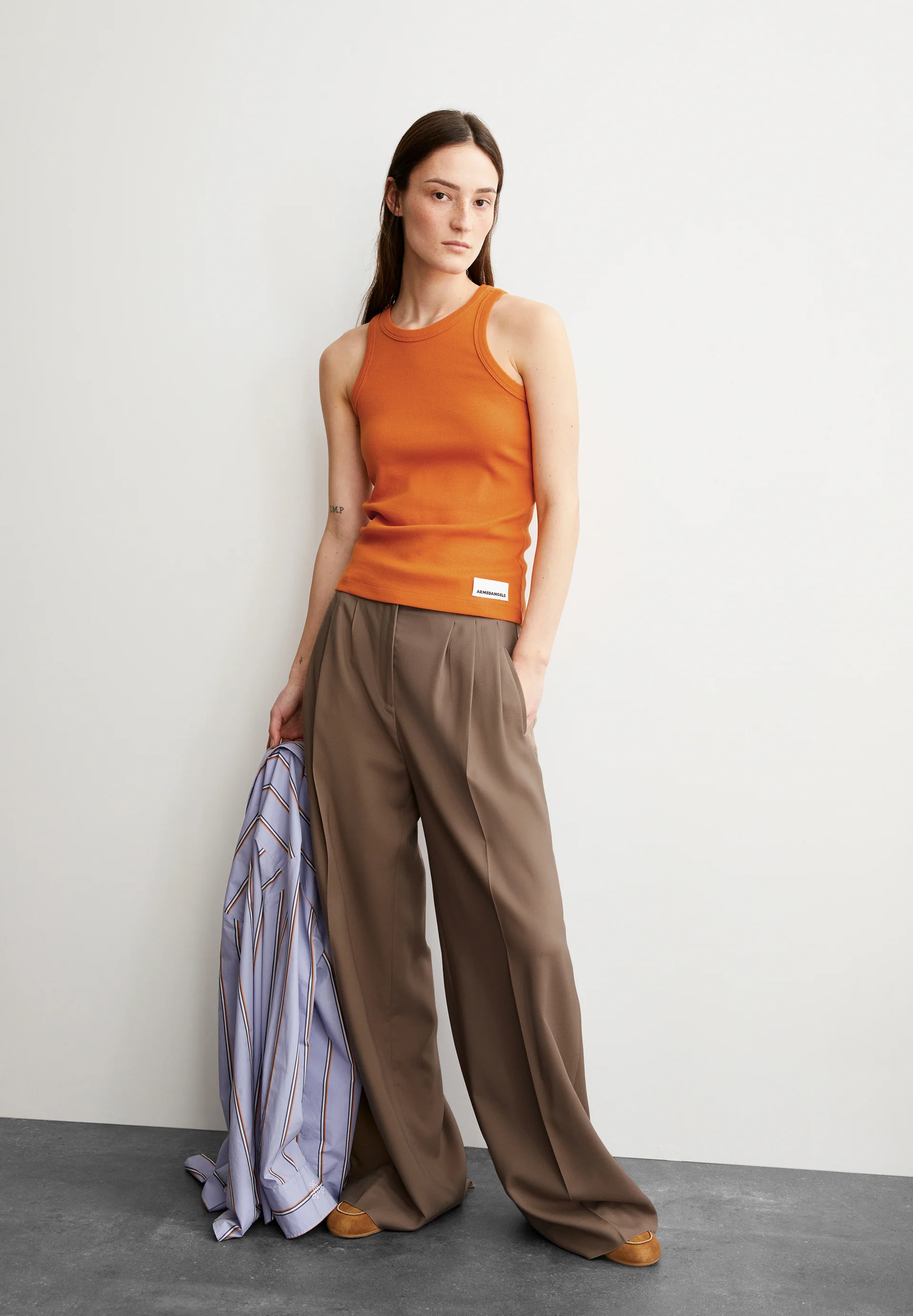 KANITAA Organic cotton mix ribbed top