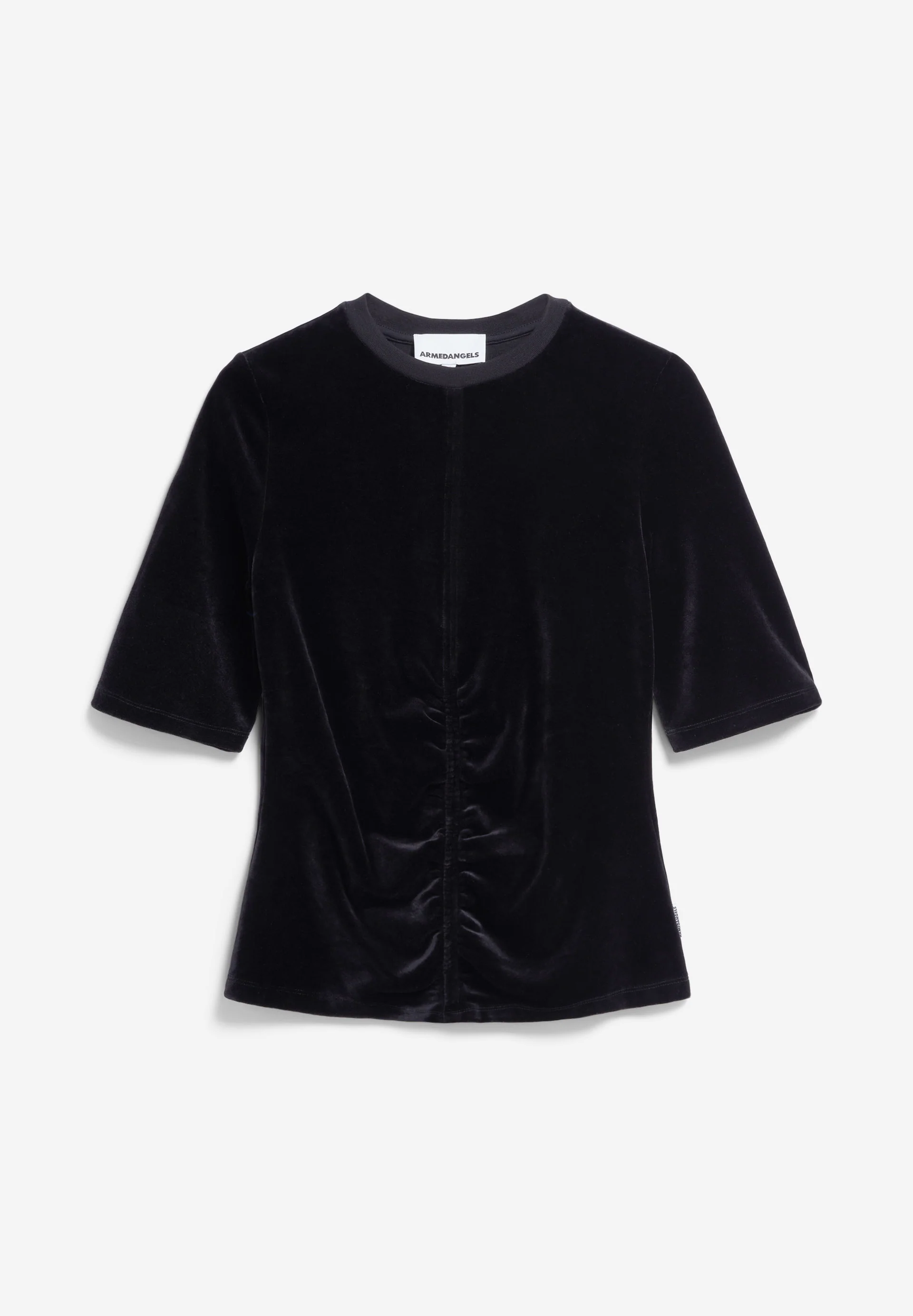 TRASLARAA T-Shirt Slim Fit made of velvet