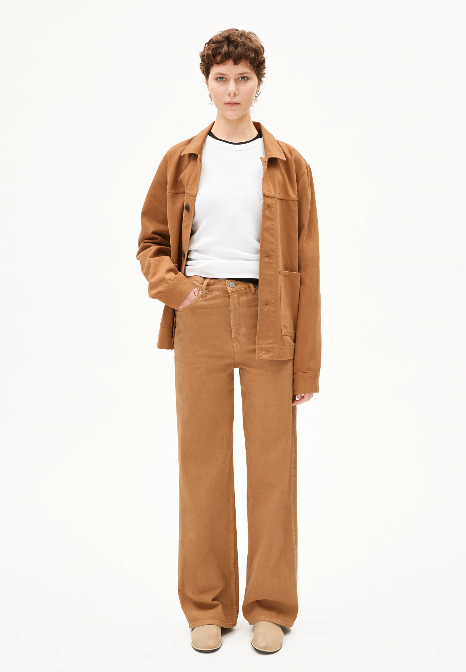ENIJAA Wide Jeans recycled Cotton