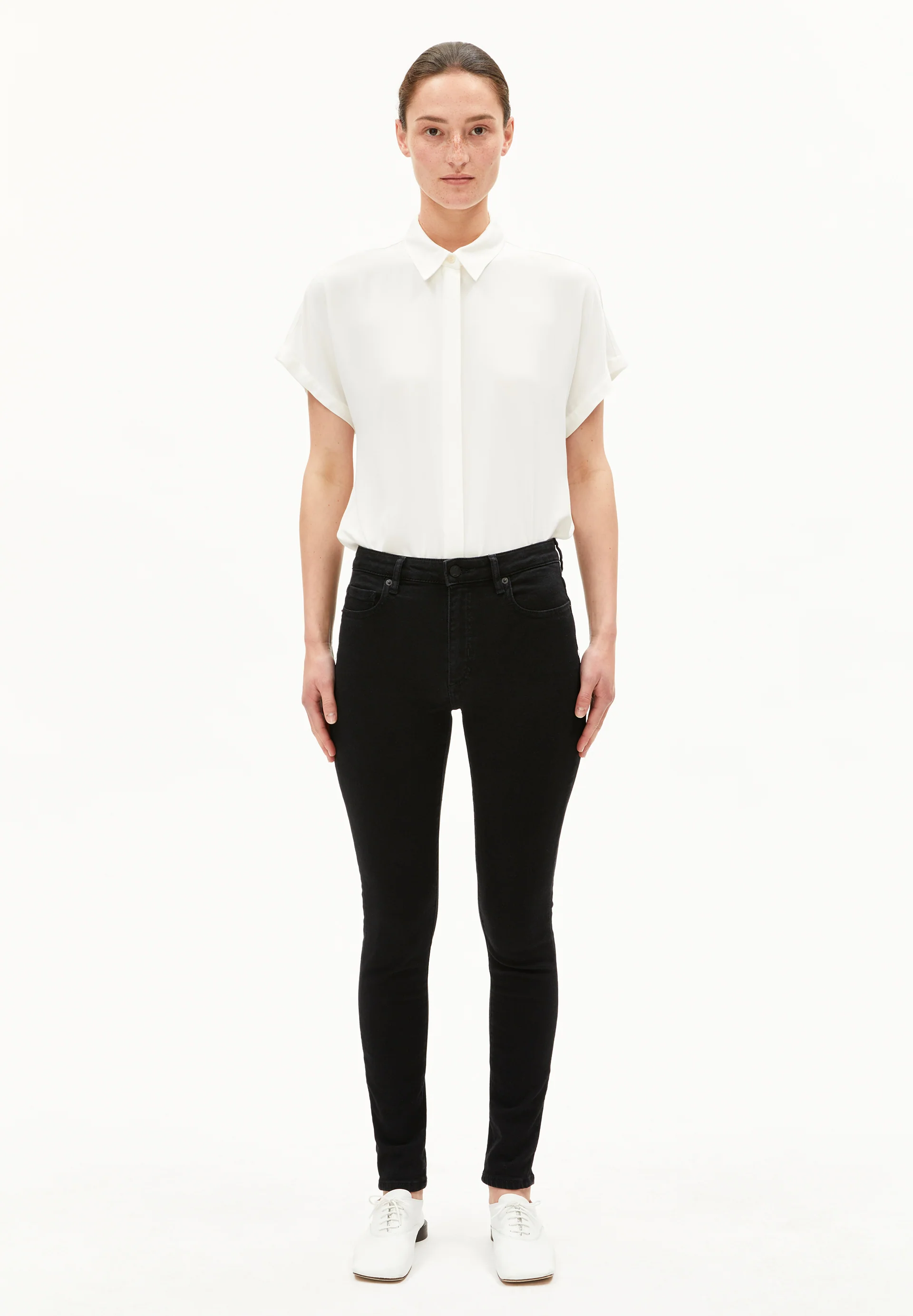 TILLAA Skinny Jeans Mid Waist Organic Cotton Mix X-Stretch
