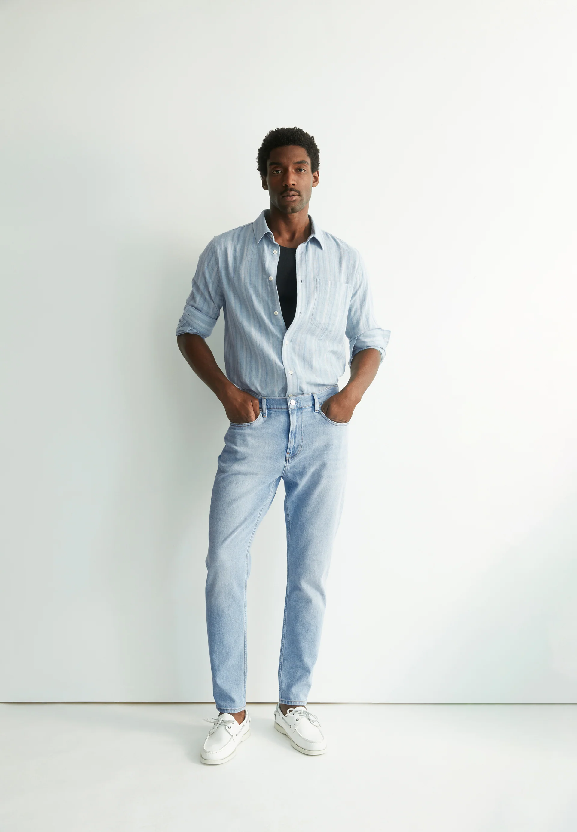 AARJO TARPA Tapered Jeans organic cotton hemp mix Comfort-Stretch
