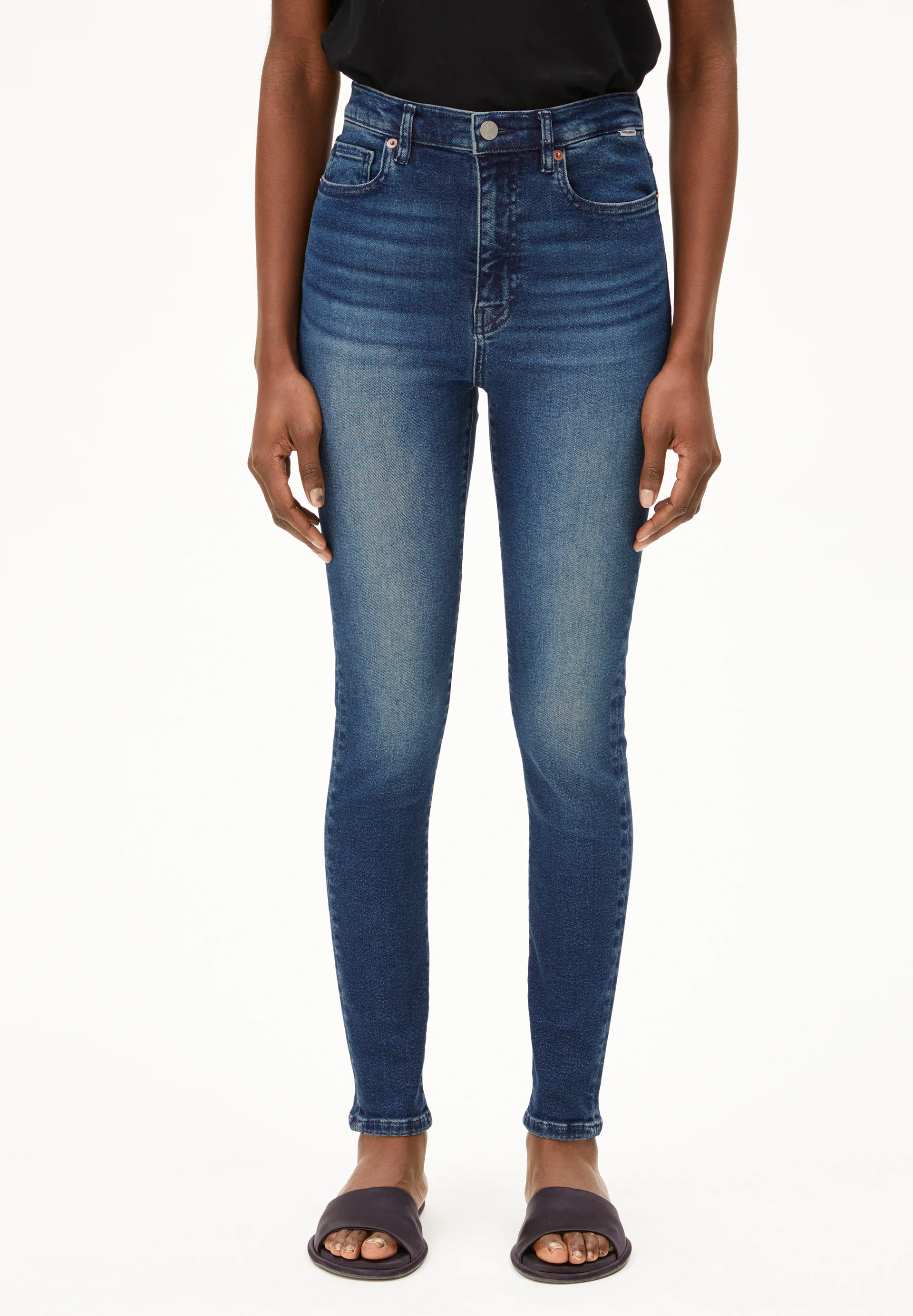 INGAA Skinny Jeans High Waist Organic Cotton Mix X-Stretch