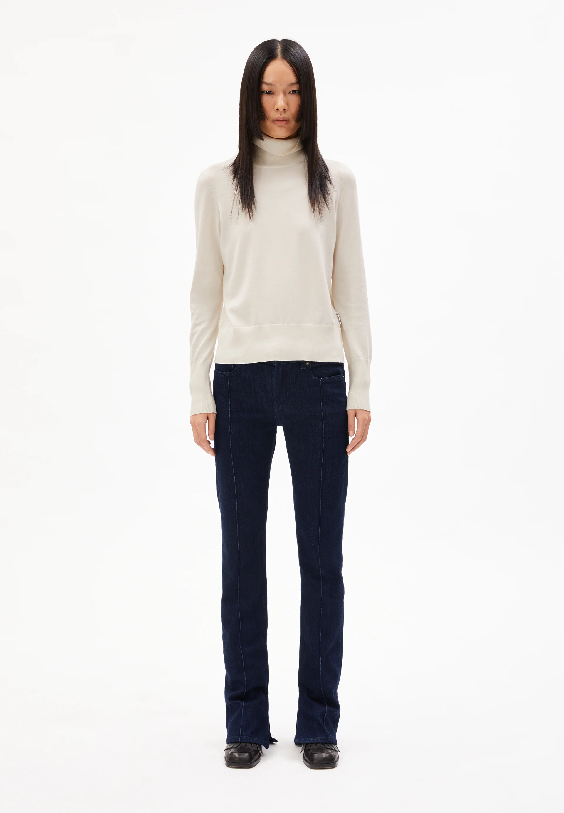 LINDAA LOW Bootcut Jeans Organic Cotton Mix Comfort-Stretch