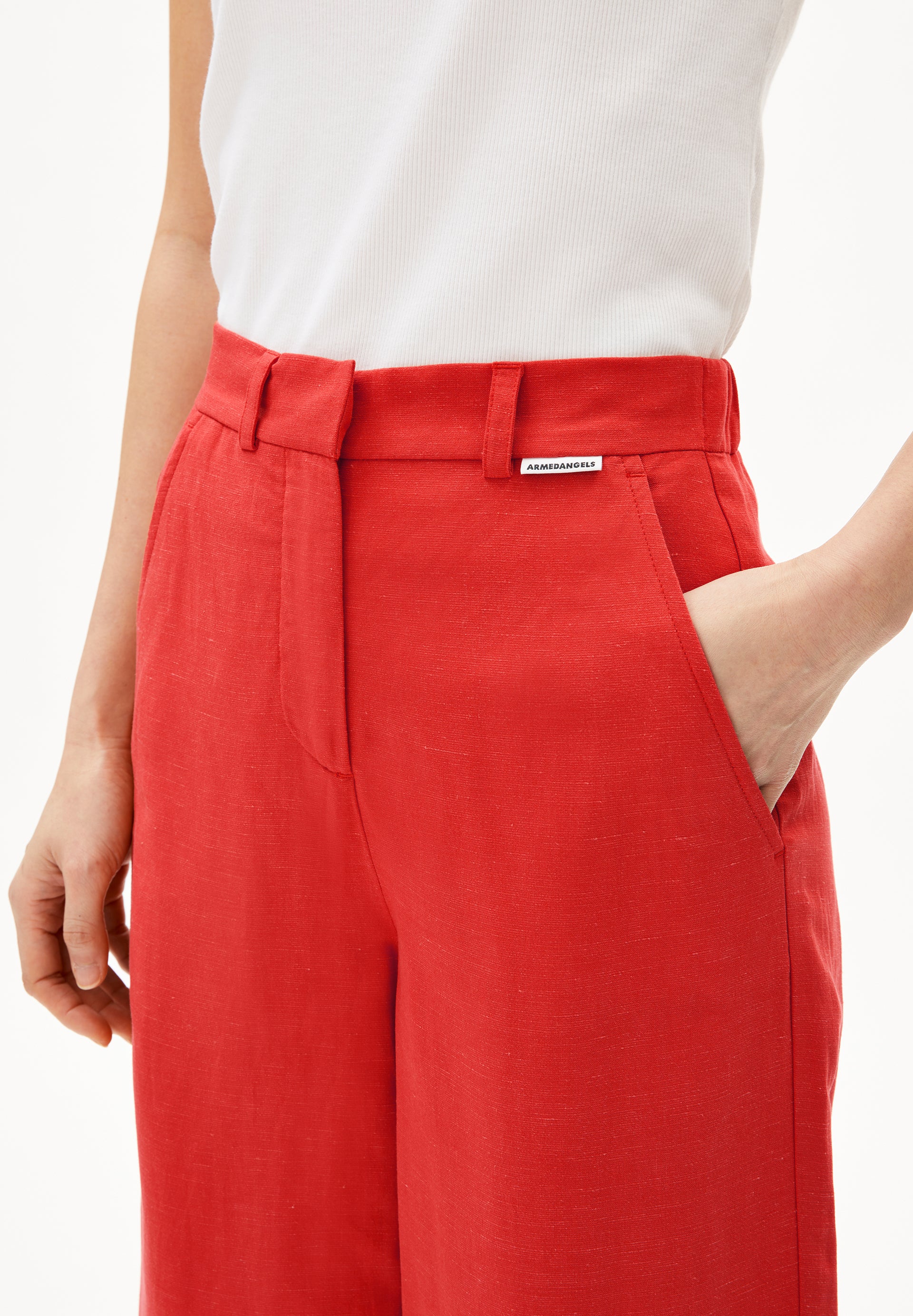 CAARUNUS LINO PANT Woven Pants made of Linen-Mix