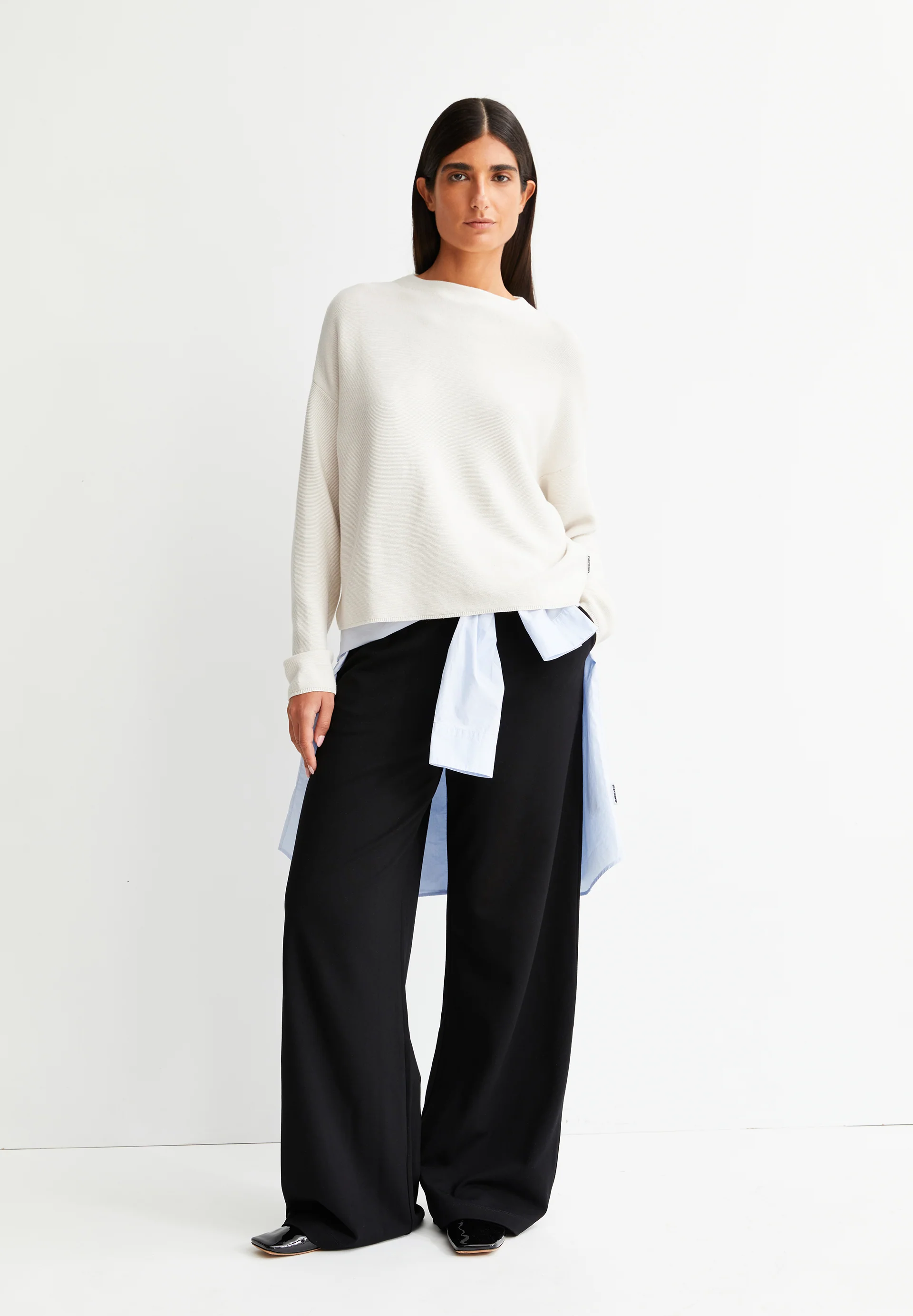 MERINAA LINKS LINKS Pullover from organic cotton