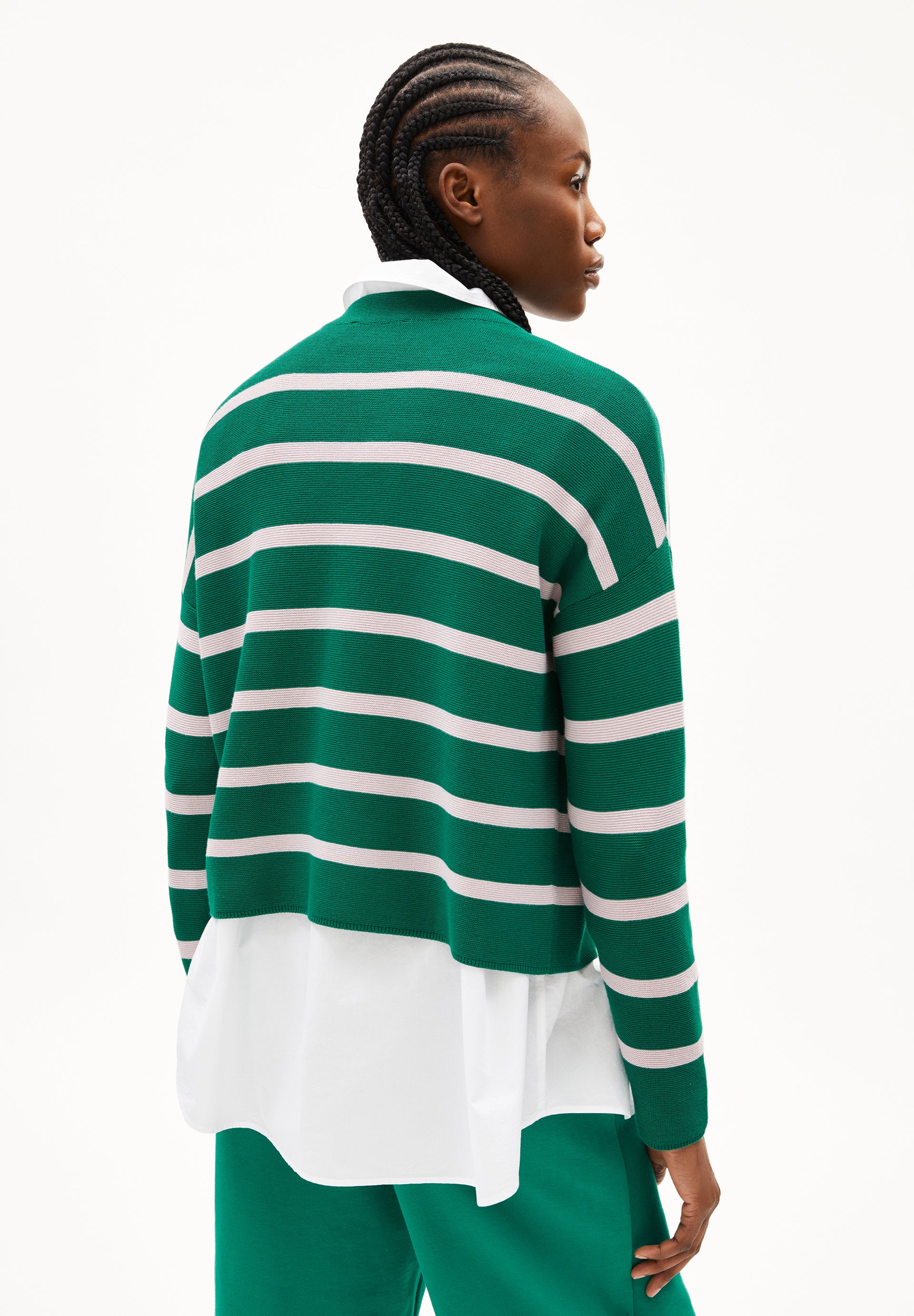 MERINAA STRIPES Pullover from organic cotton