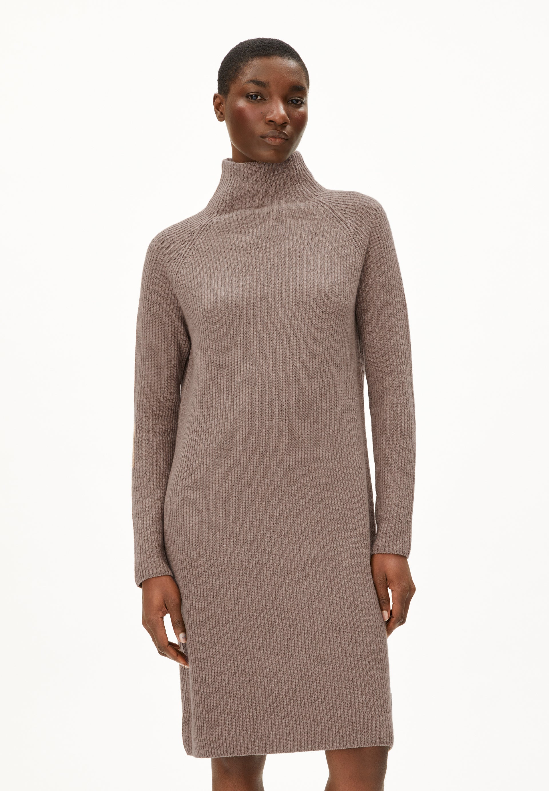 MILLAANA Knit Dress Relaxed Fit made of Organic Wool Mix
