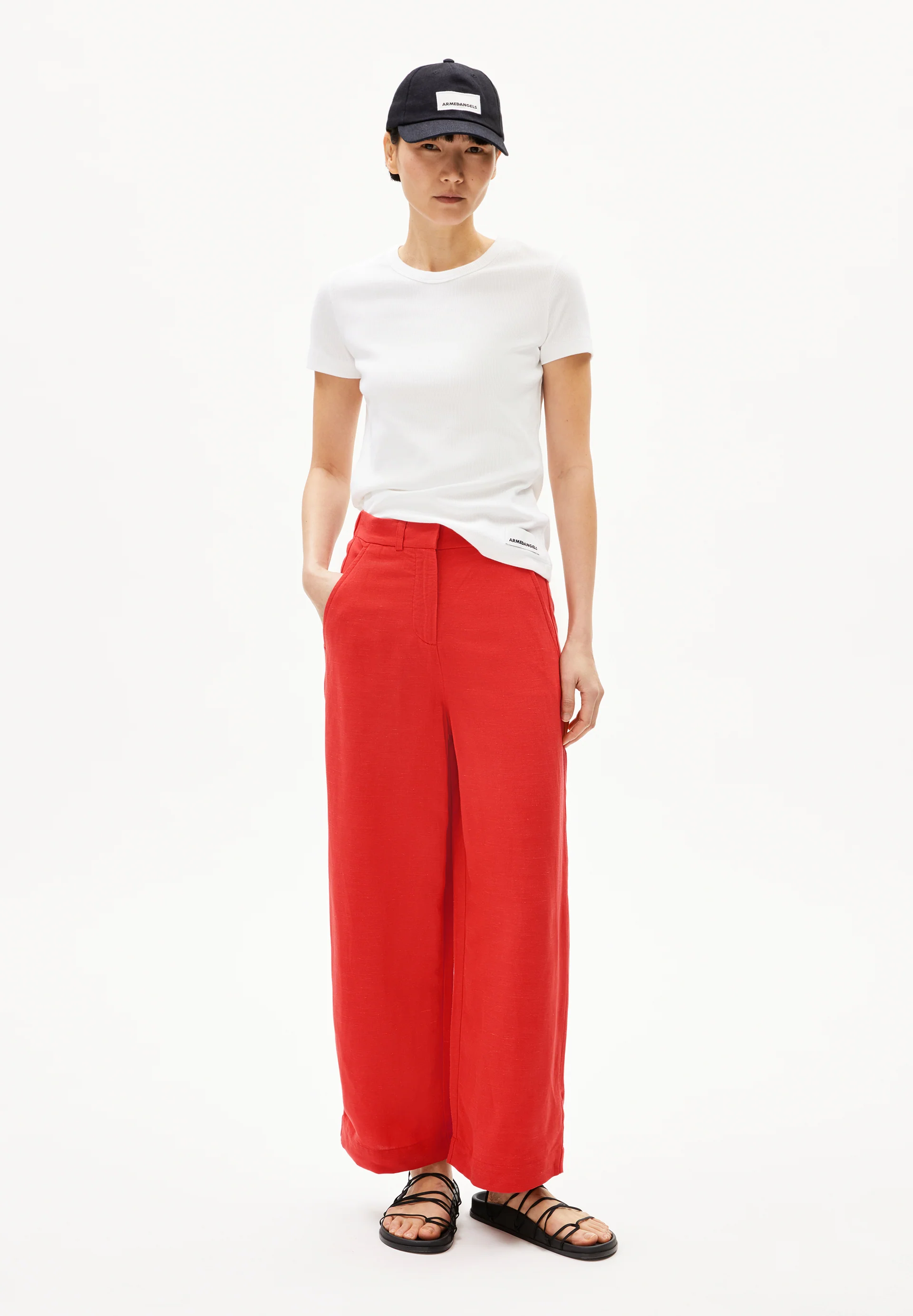 CAARUNUS LINO PANT Woven Pants made of Linen-Mix