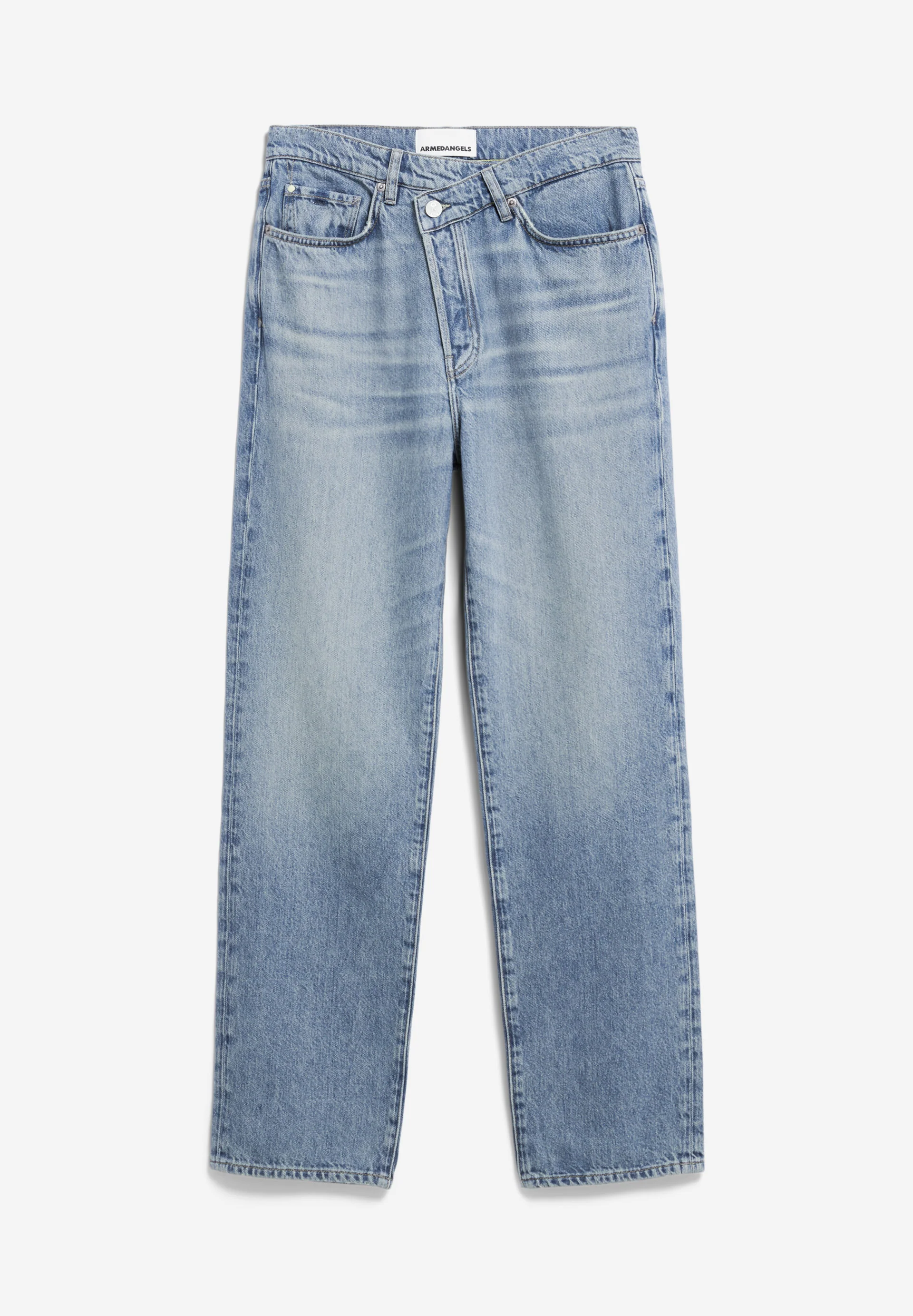 AAIKALA DETAIL Straight Jeans High Waist Organic Cotton Mix