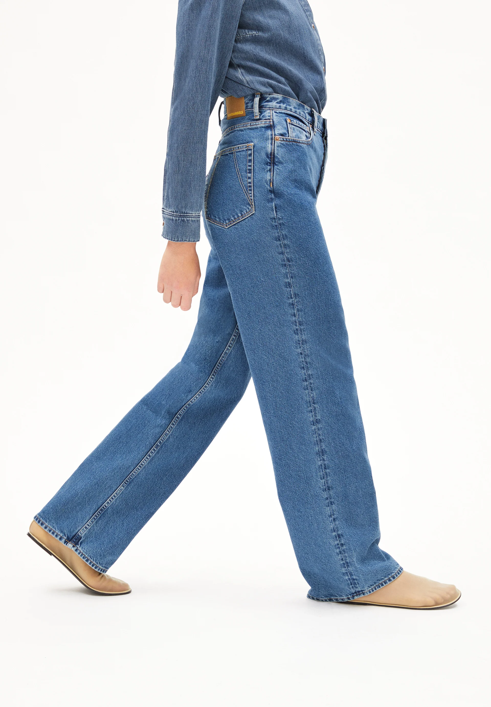 ENIJAA Wide Jeans recycled Cotton