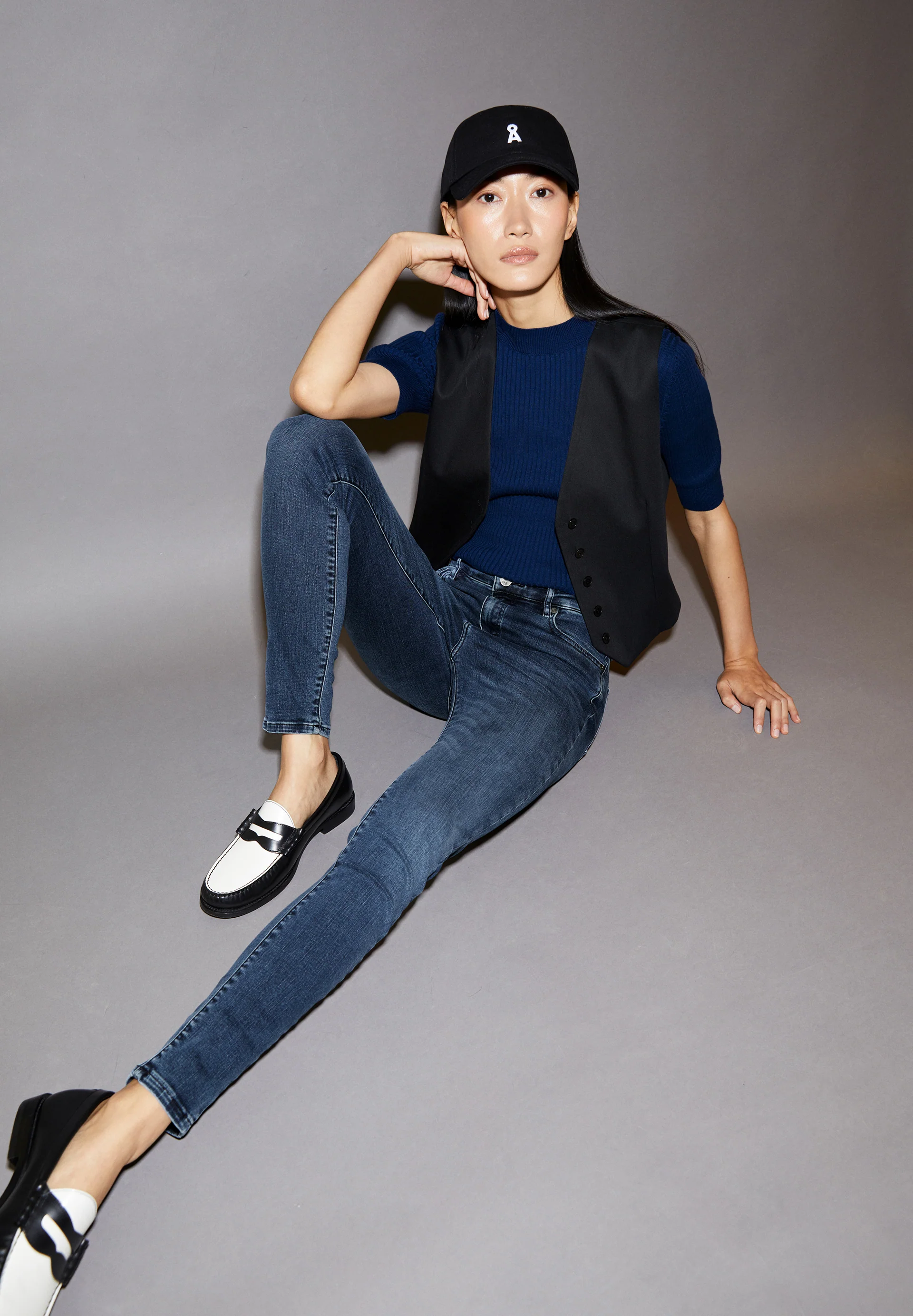 TILLAA Skinny Jeans Mid Waist Organic Cotton Mix X-Stretch