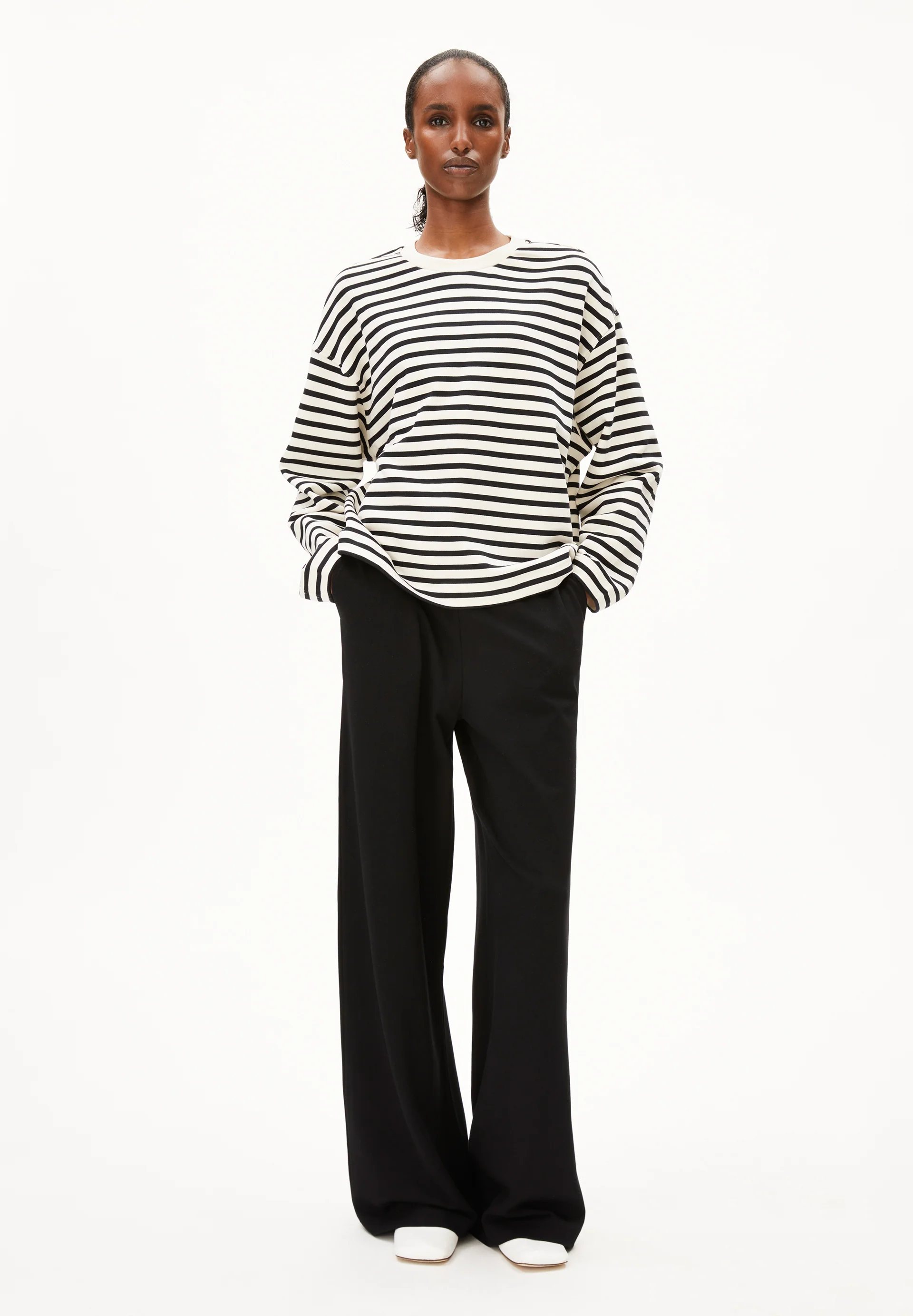 FRANKAA MAARLEN STRIPE Sweatshirt from organic cotton