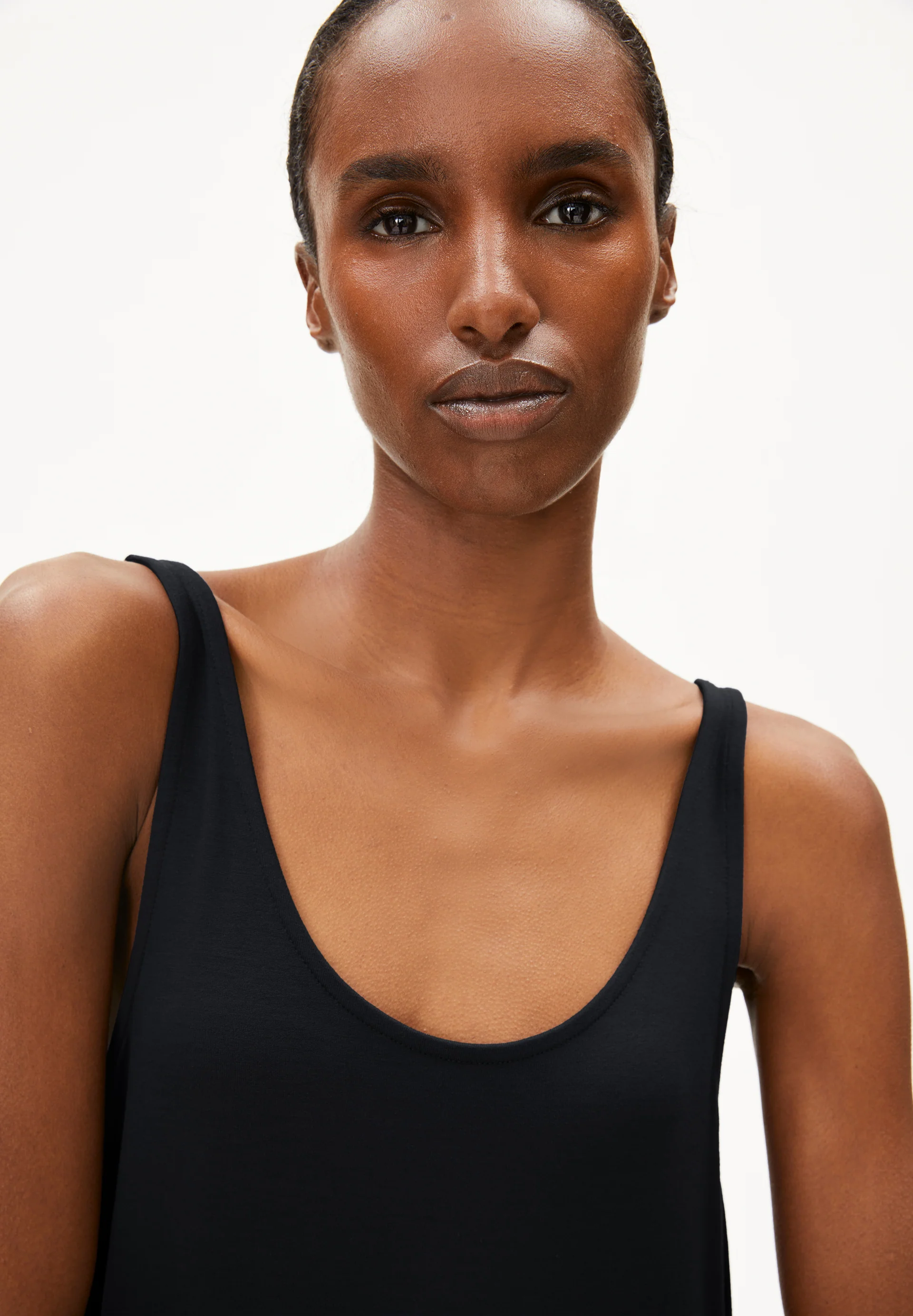 MAELIAA SOLID Jersey Dress made of LENZING™ ECOVERO™ Viscose Mix