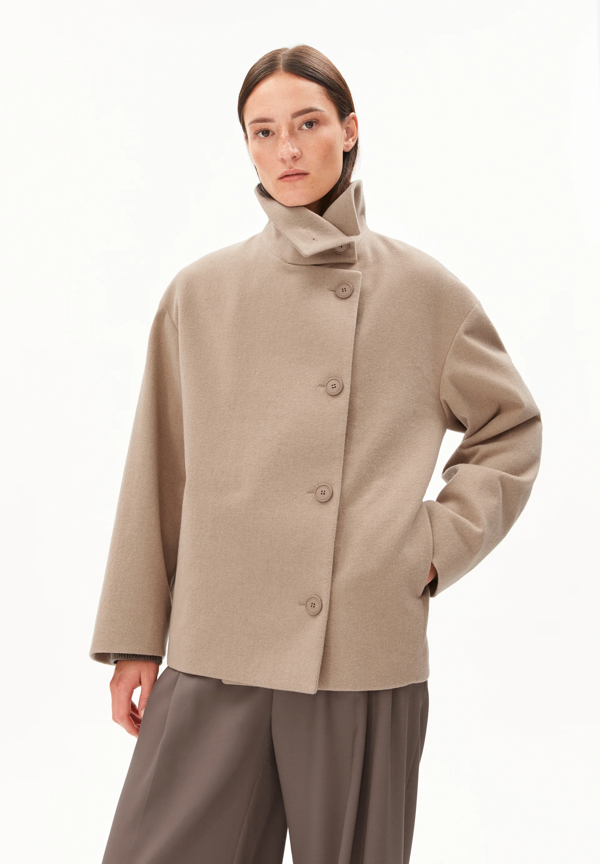 MAJELAA WOOL Coat made of recycled Wool